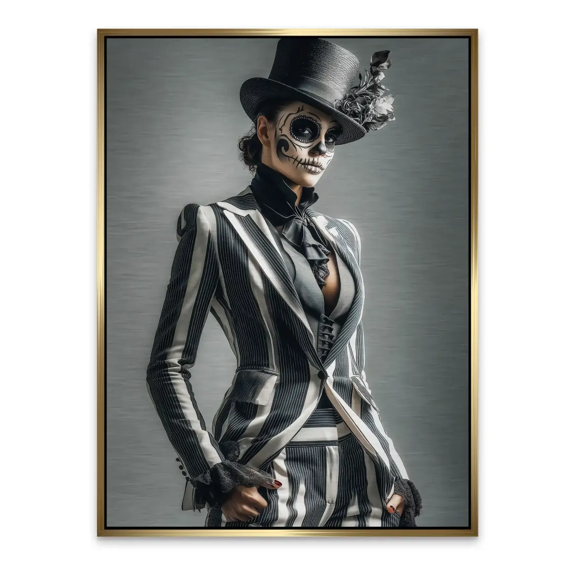 Lady Skull Aludibond Gebürstet INGALERIE