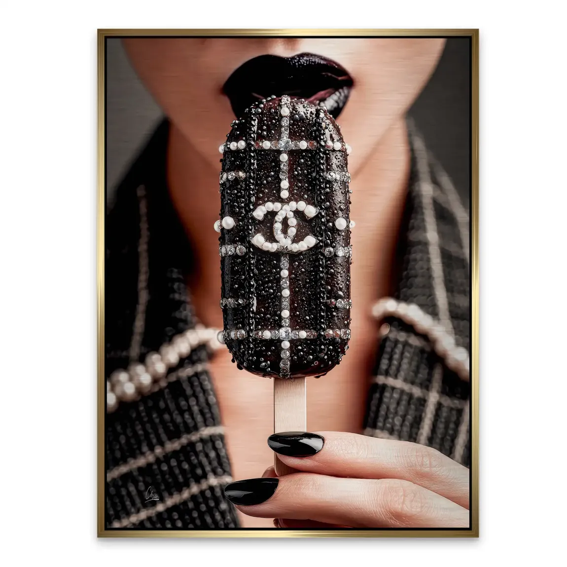 Black Pearl Ice Couture Alu Gebürstet  Bild