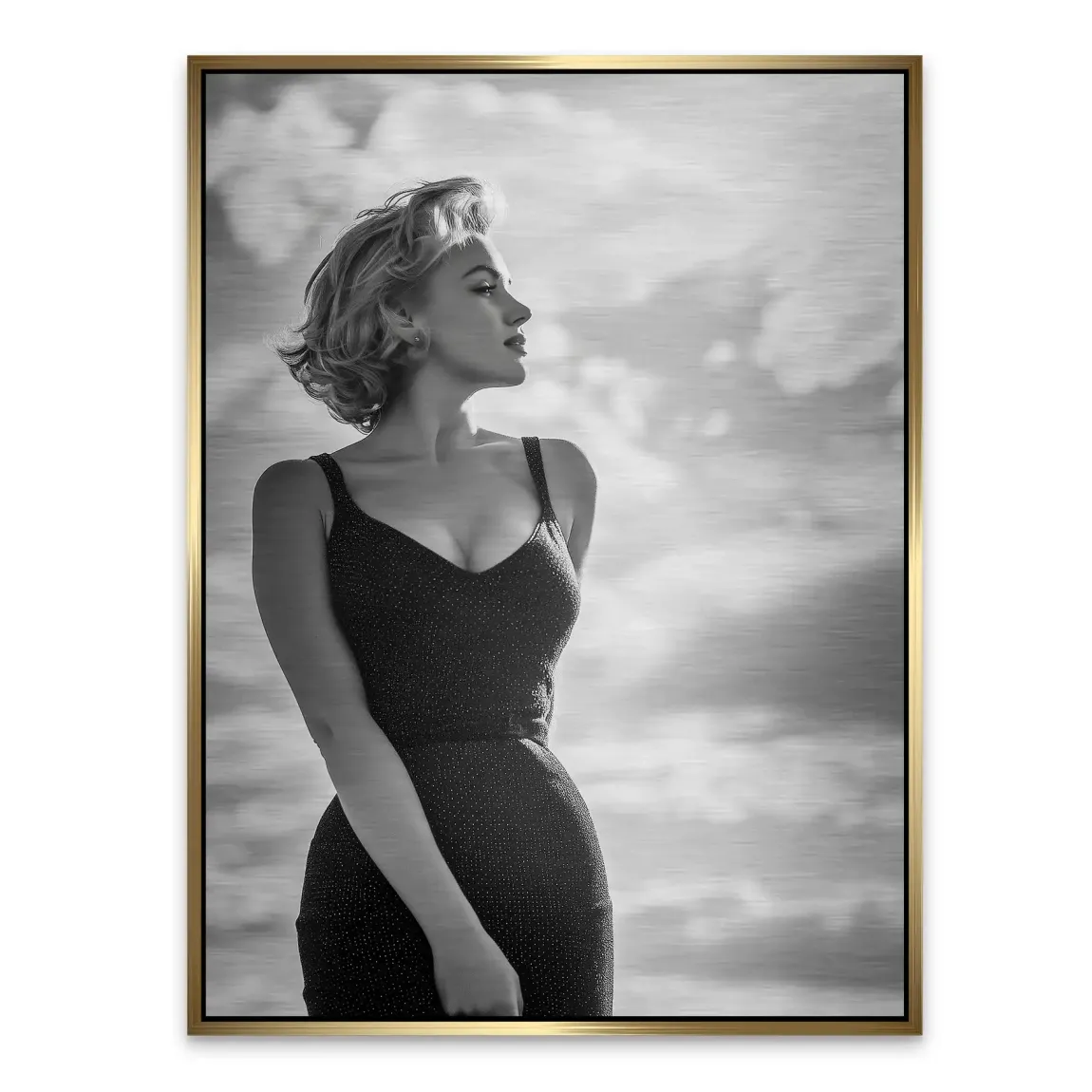 Marilyn Sunset Grace Alu Gebürstet Bild