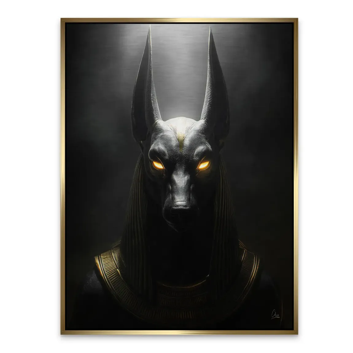 Dark Anubis Alu Gebürstet Bild