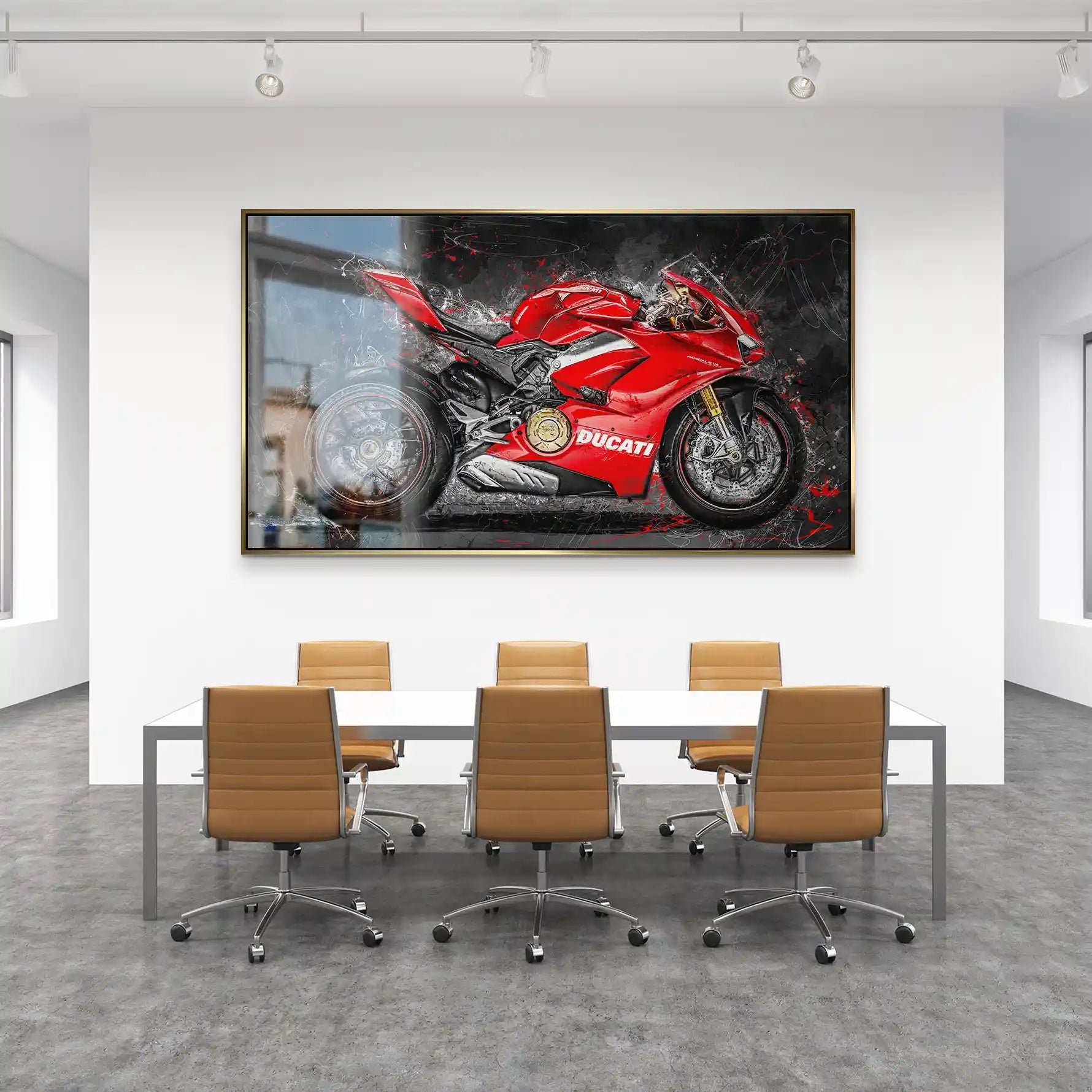 Ducati Panigale Abstrakt Alu Gebürstet INGALERIE