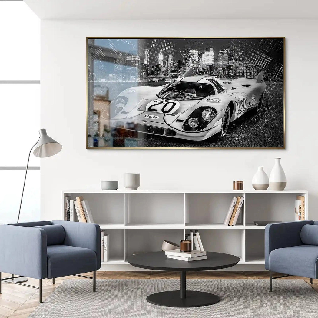 Porsche 917 Black Style Alu Gebürstet INGALERIE