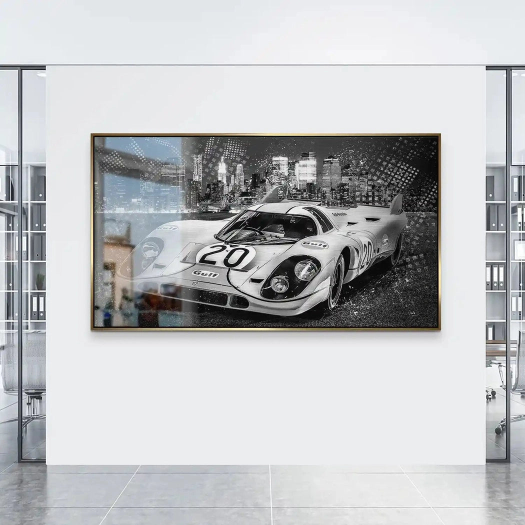 Porsche 917 Black Style Alu Gebürstet INGALERIE