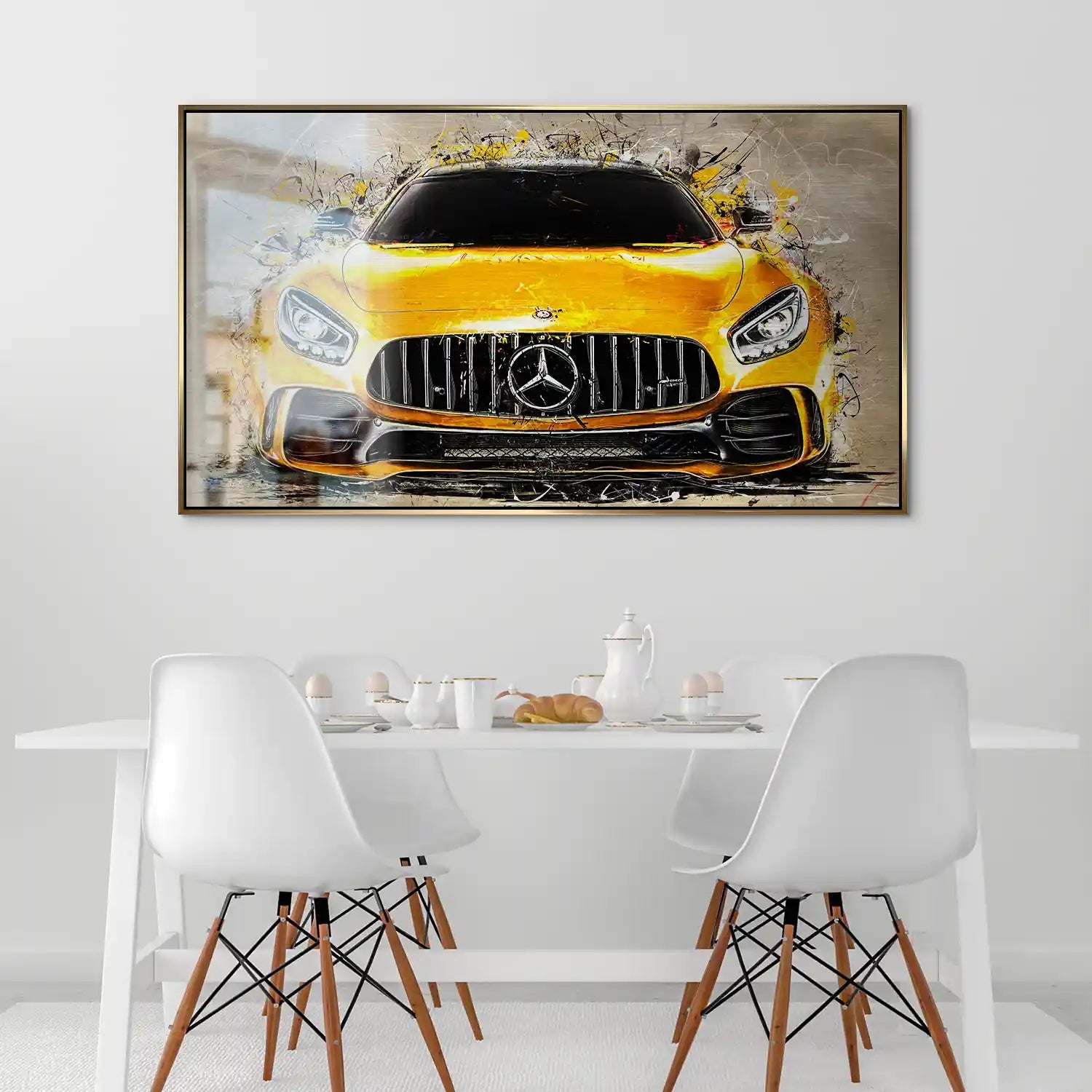 Mercedes AMG GT Retro Style Alu Gebürstet INGALERIE