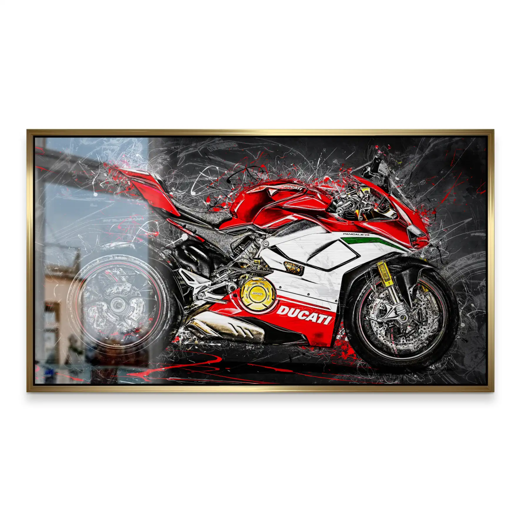 Ducati Panigale V4 Abstrakt Alu Gebürstet INGALERIE