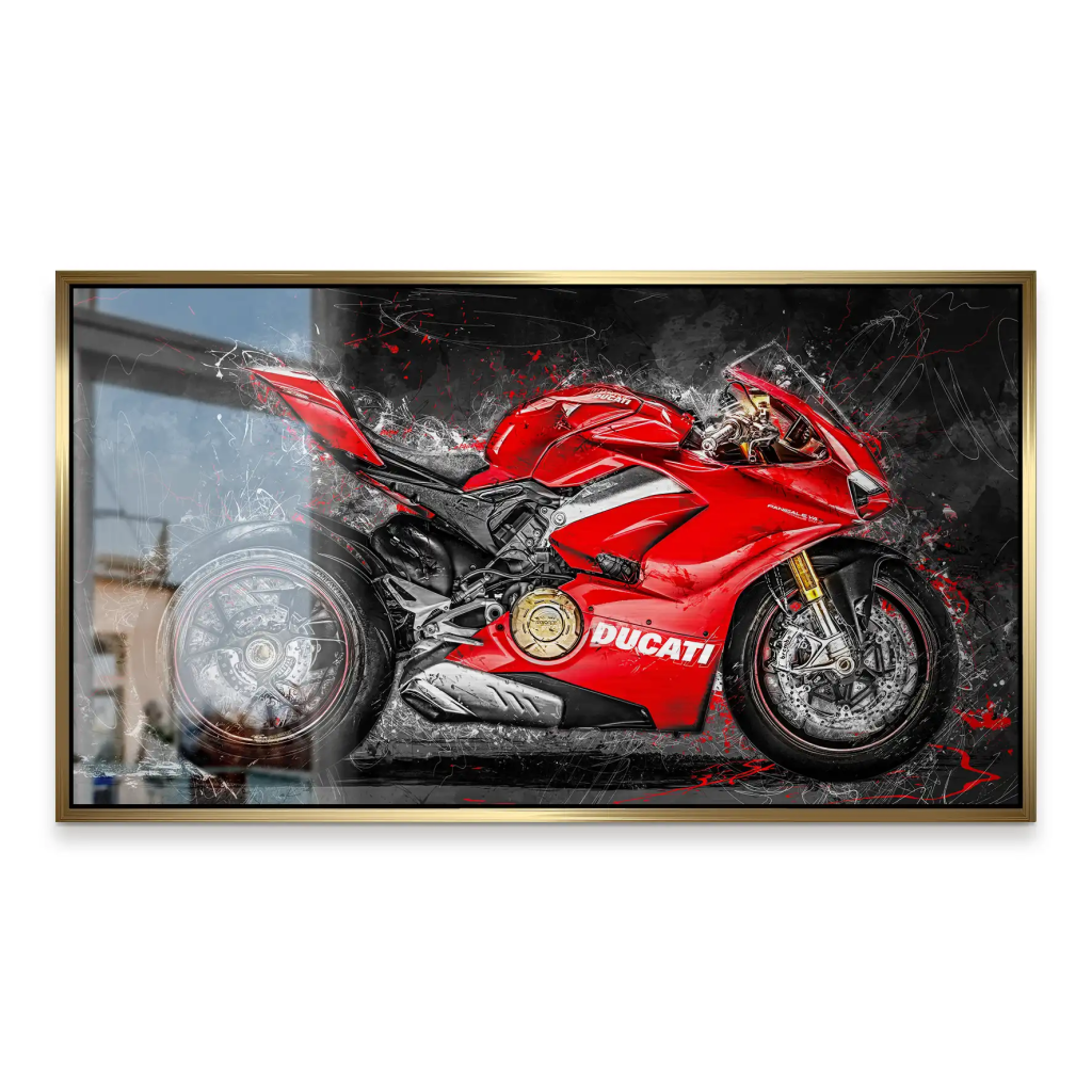 Ducati Panigale Abstrakt Alu Gebürstet INGALERIE