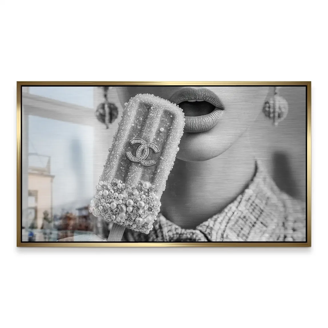 Coco Ice Art Black Edition Alu Gebürstet