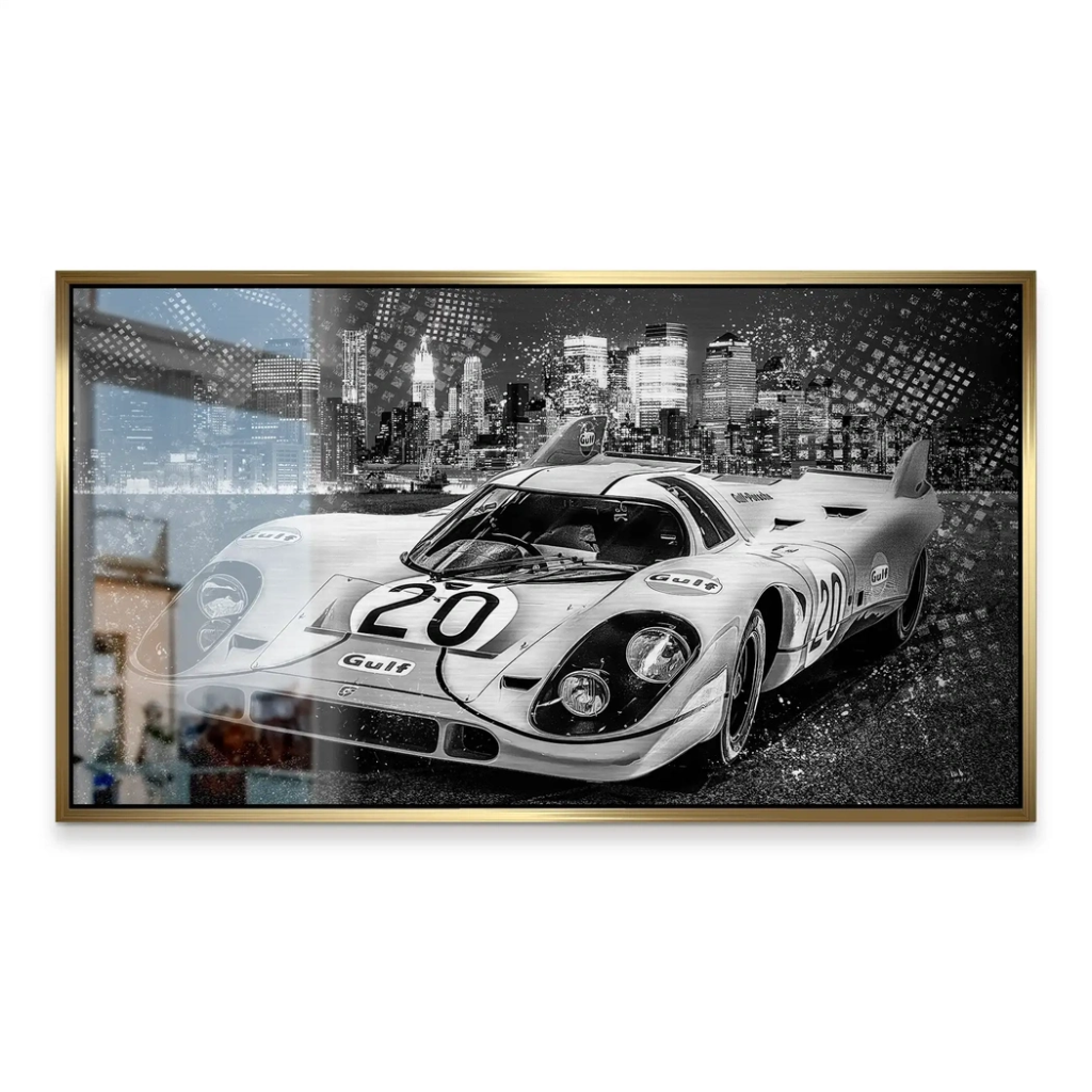 Porsche 917 Black Style Alu Gebürstet INGALERIE