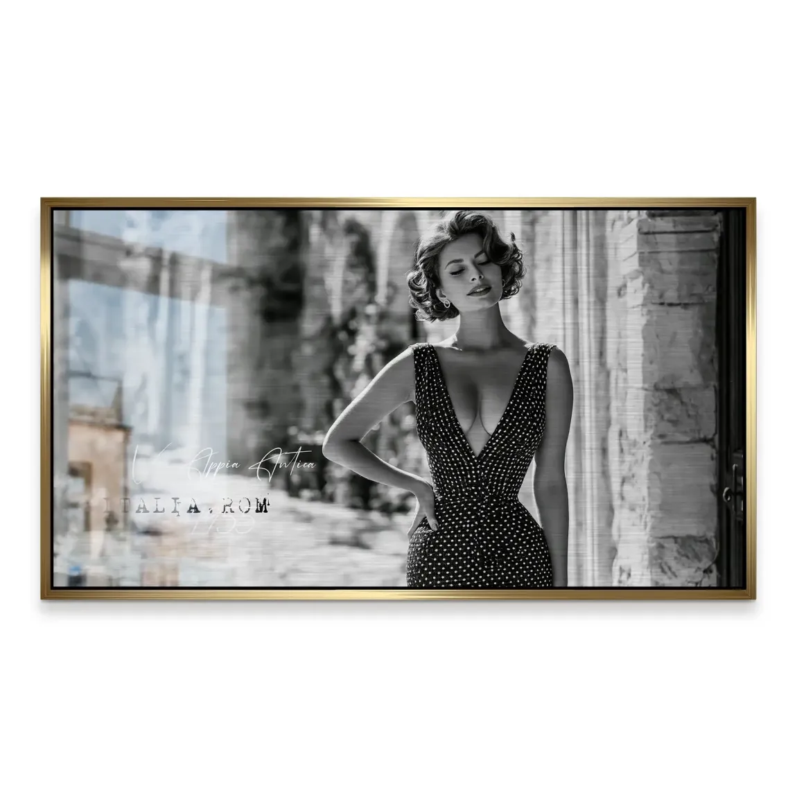 Sophia Loren Diva Aluminiumbild gebürstet