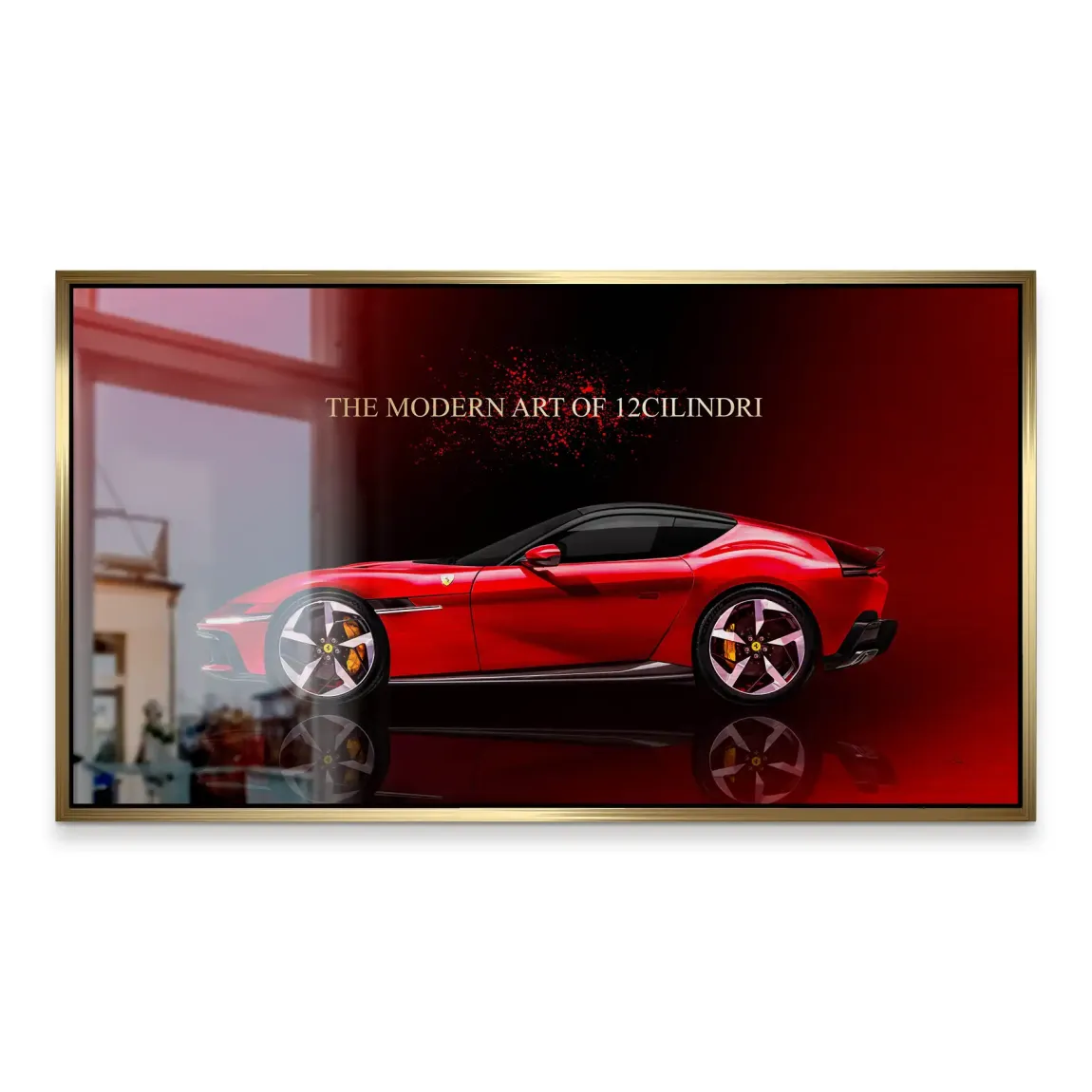 Ferrari Prestige Art Alu Gebürstet