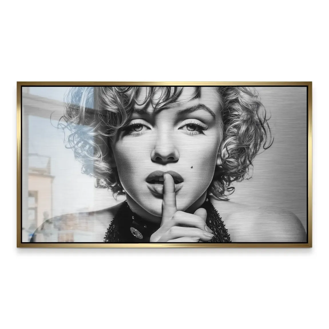 Marilyn Silent Secret Black Alu Gebürstet