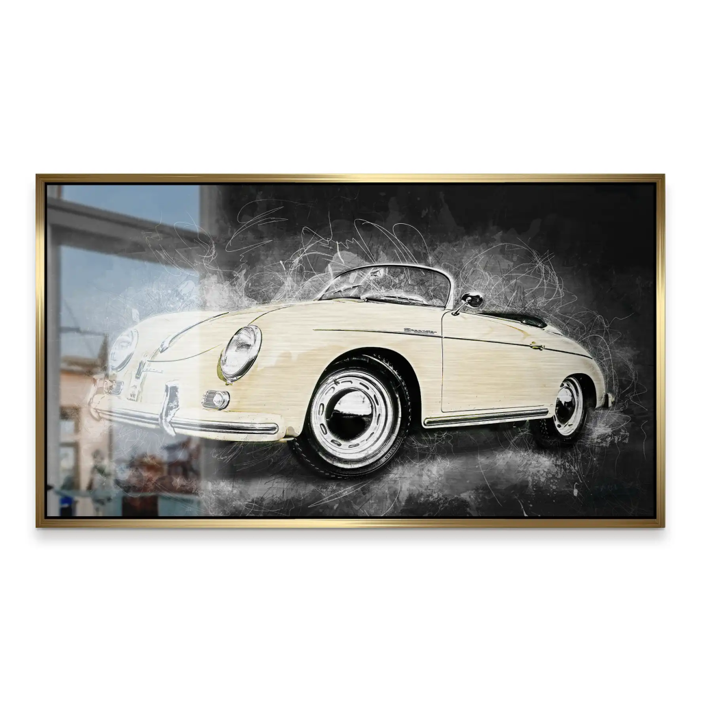 Ivory Elegance – Porsche Speedster 365 Alu gebürstet Bild INGALERIE