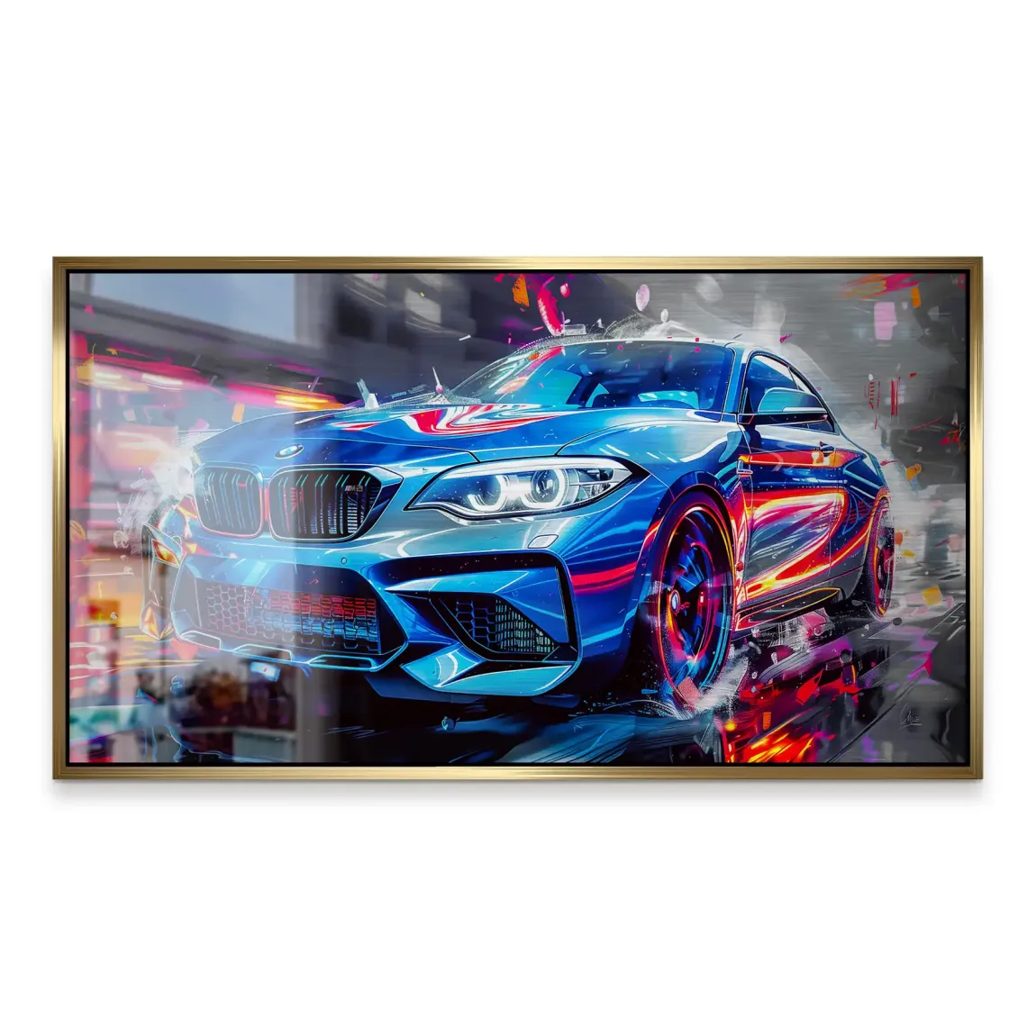 BMW M2 Abstrakt Vision Alu Gebürstet