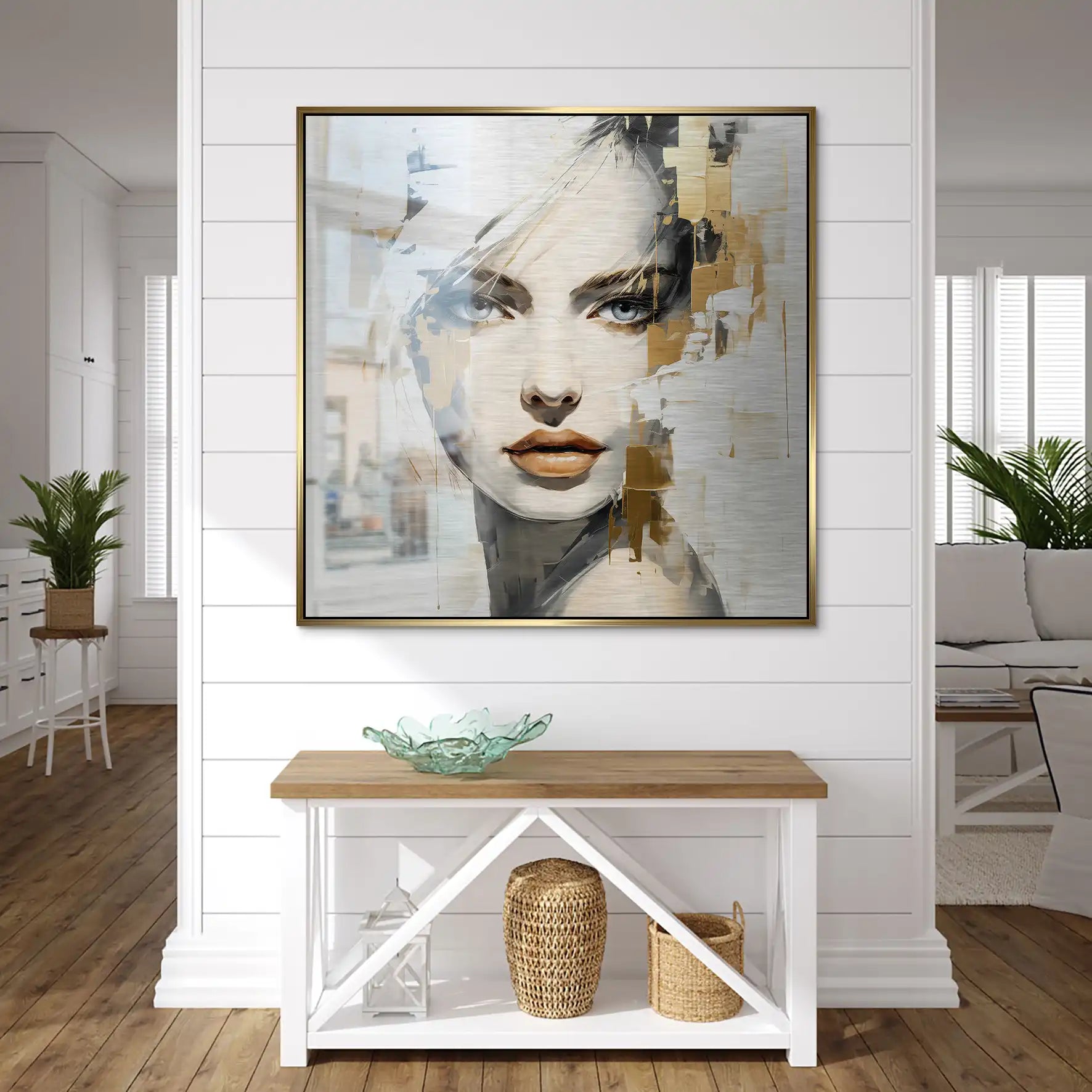 Golden Muse Alu gebürstet Bild INGALERIE