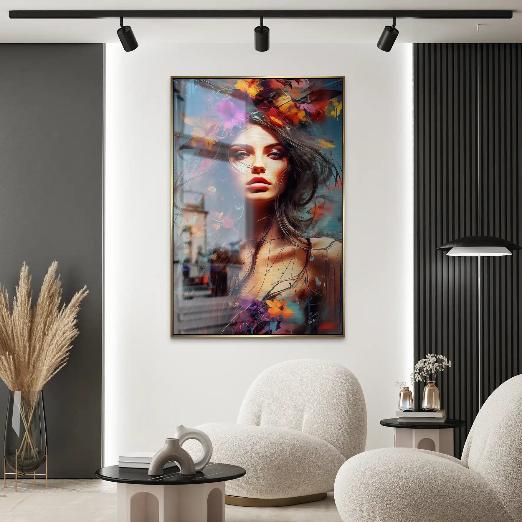 Beauty Art Abstrakt Alu Gebürstet Bild INGALERIE