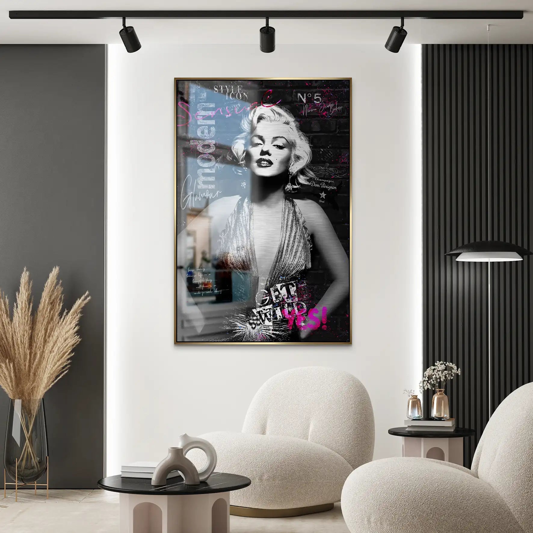Marilyn Get Wild AluDibond Gebürstet INGALERIE