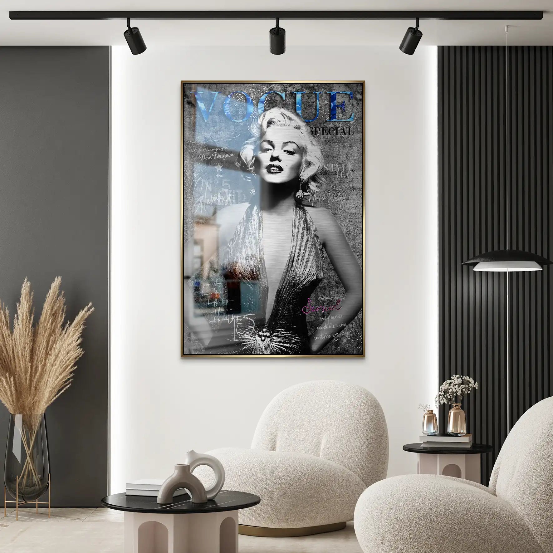 Marilyn Vogue AluDibond Gebürstet INGALERIE