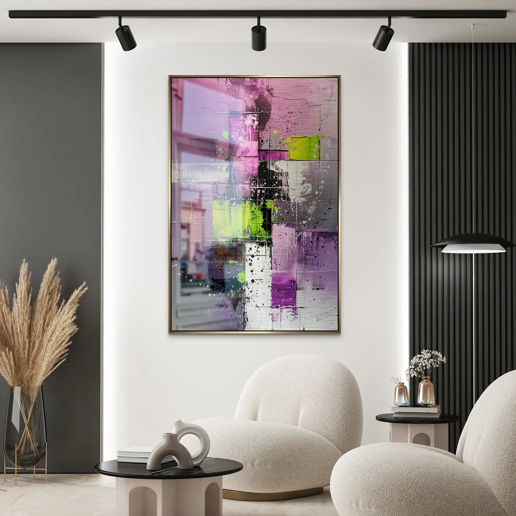 Abstrakt Nr.22 Alu Gebürstet Bild INGALERIE