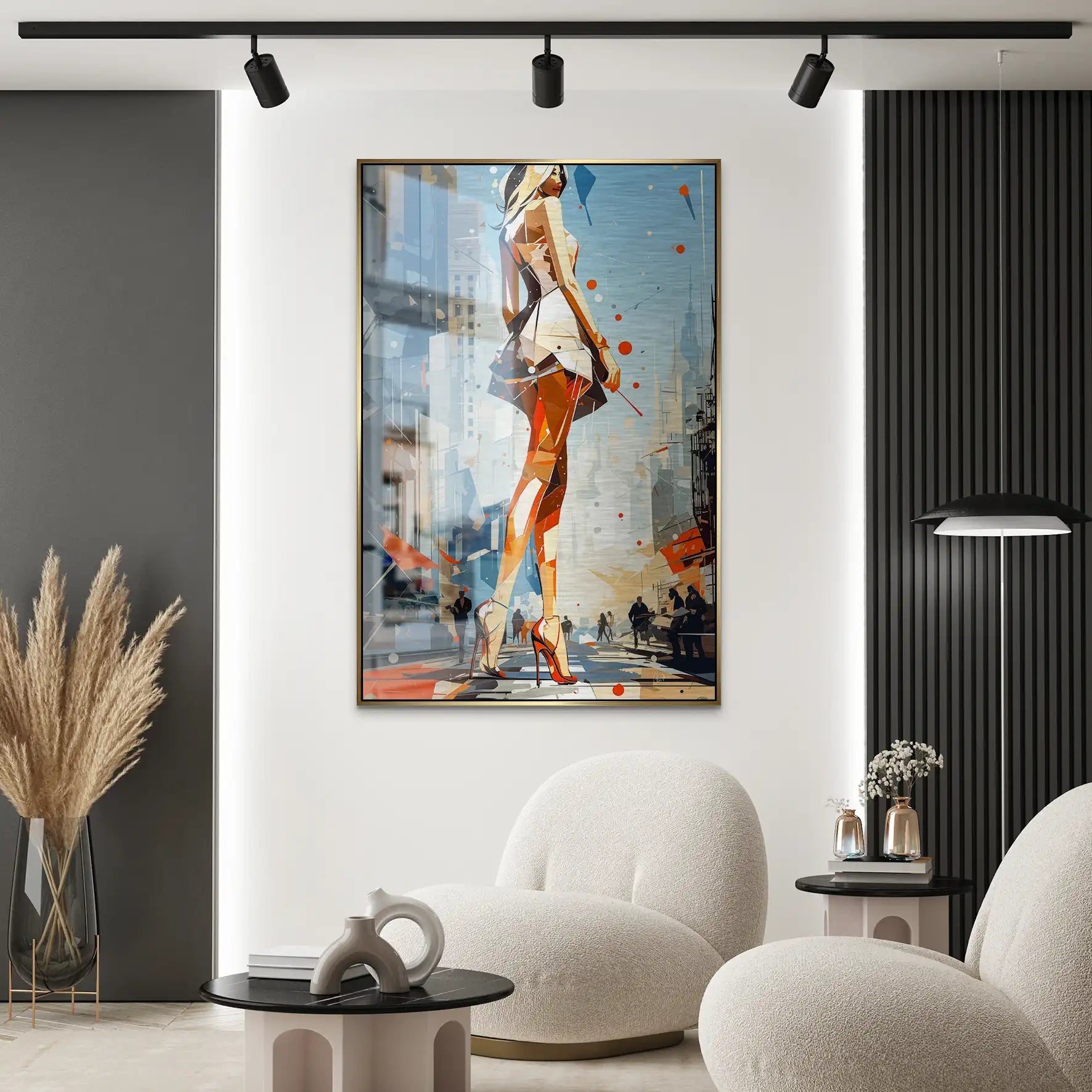 City Walk New York Pop Art AluDibond Gebürstet INGALERIE