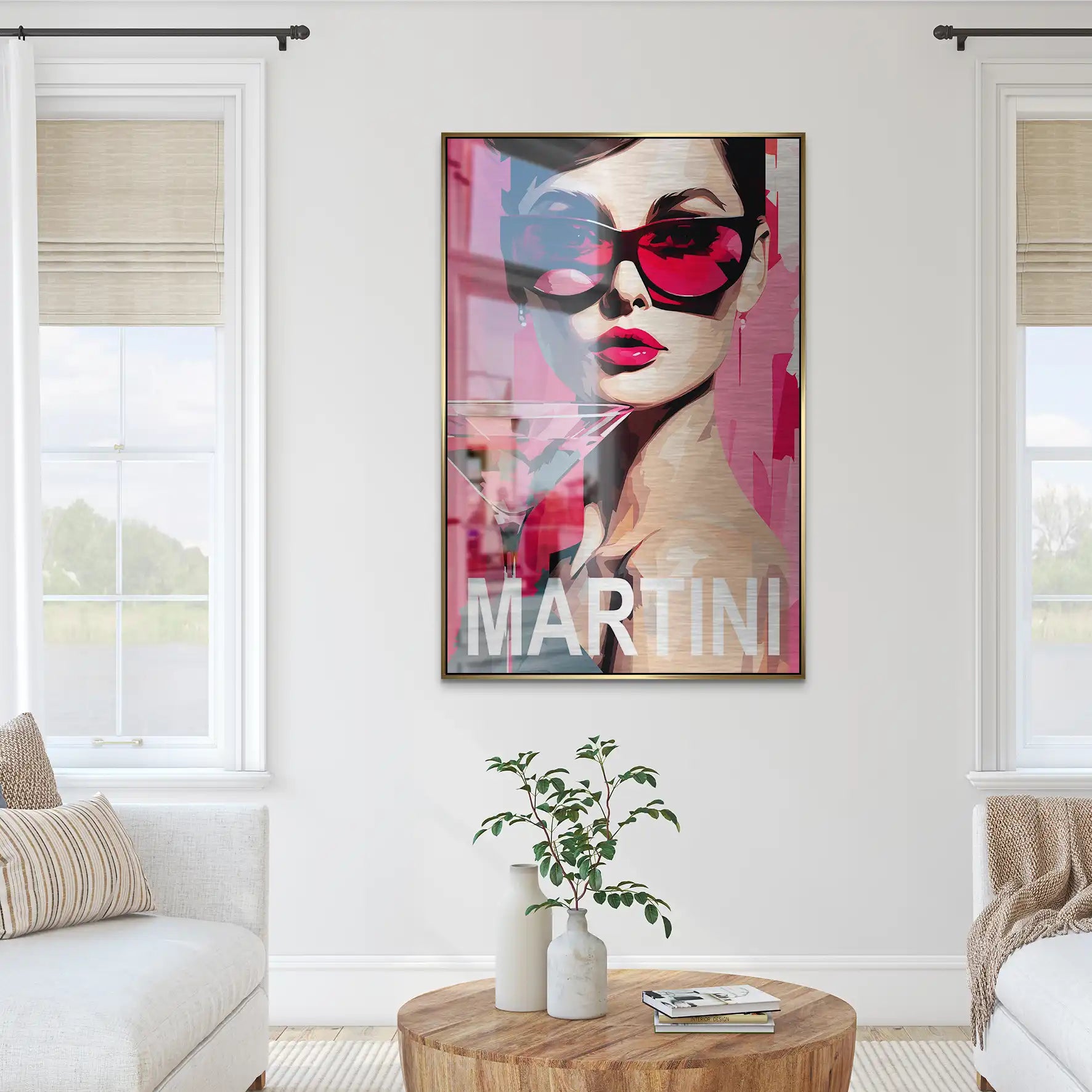 Audrey Martini Alu Gebürstet Bild INGALERIE