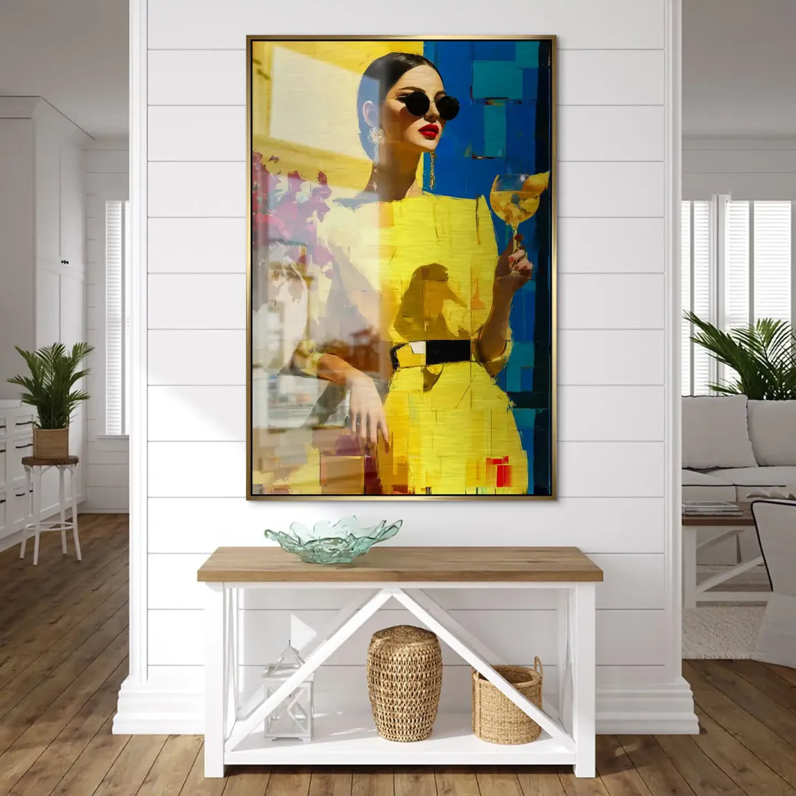 Riviera Elegance Alu Dibond Bild gebürstet INGALERIE