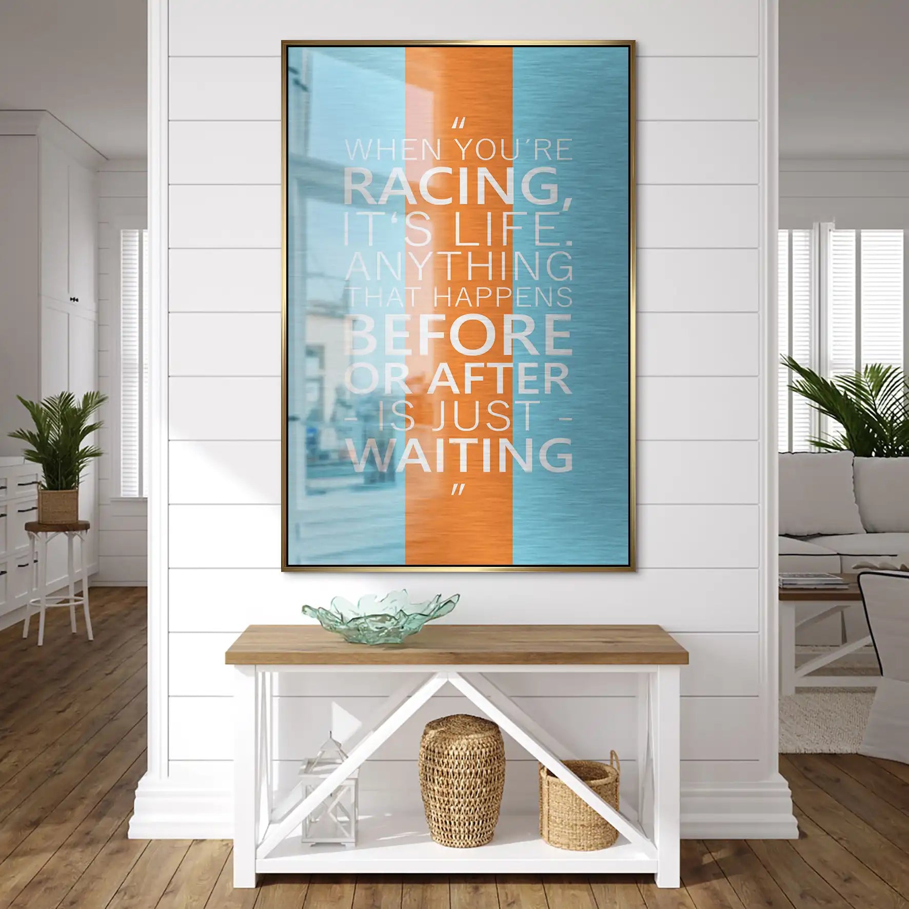 Racing Is Life AluDibond Gebürstet INGALERIE