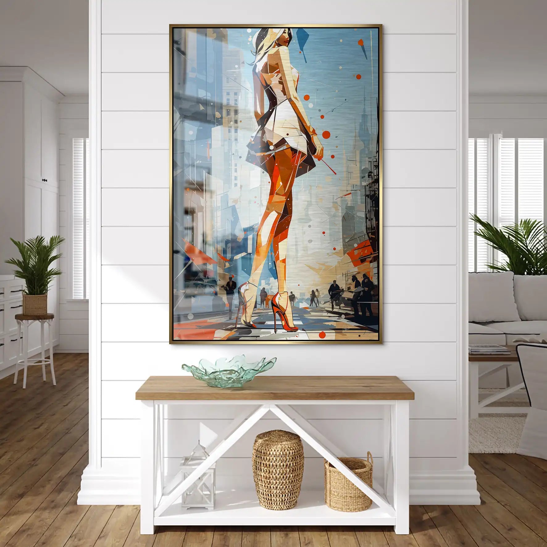 City Walk New York Pop Art AluDibond Gebürstet INGALERIE