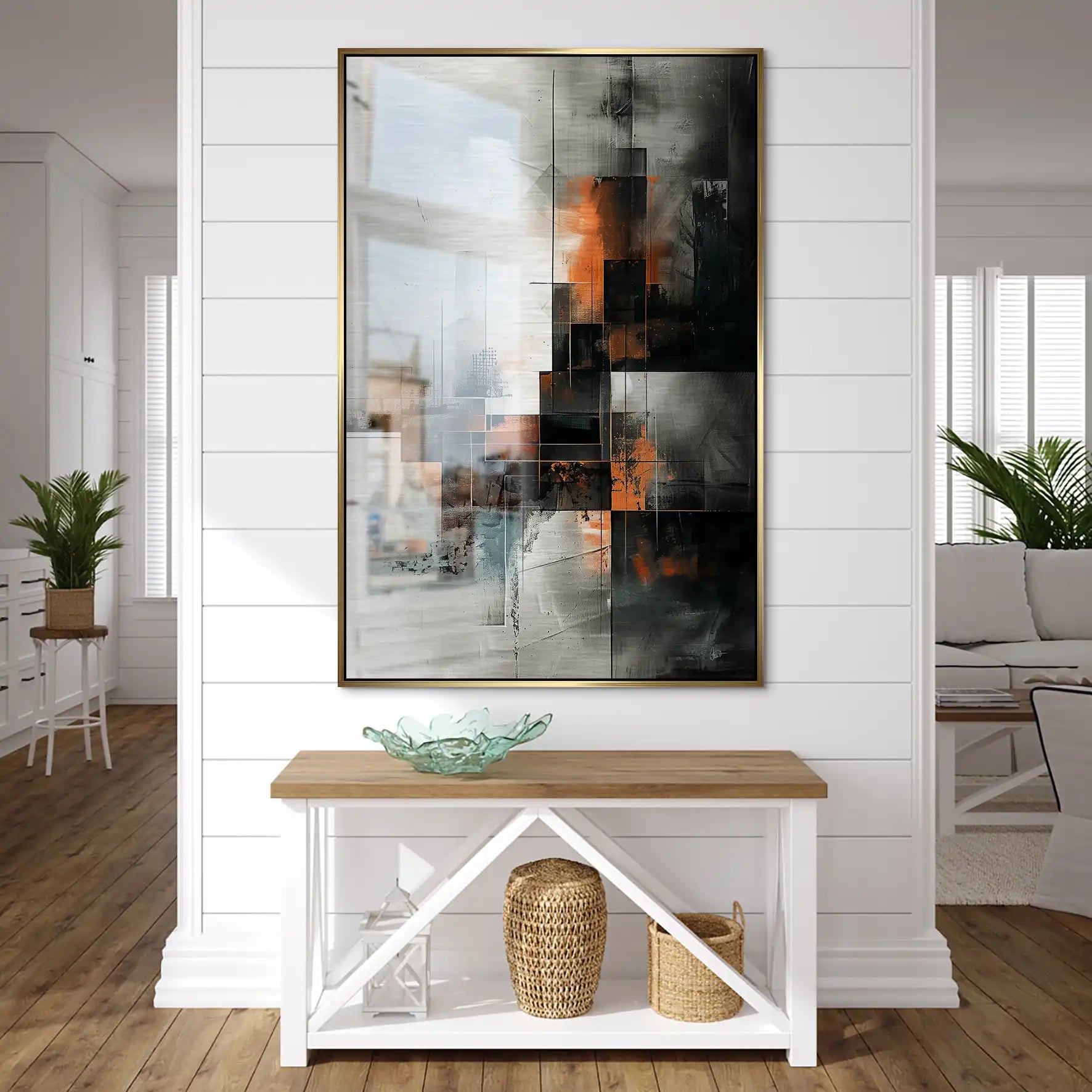 Abstrakt Nr.25 Alu Gebürstet Bild INGALERIE