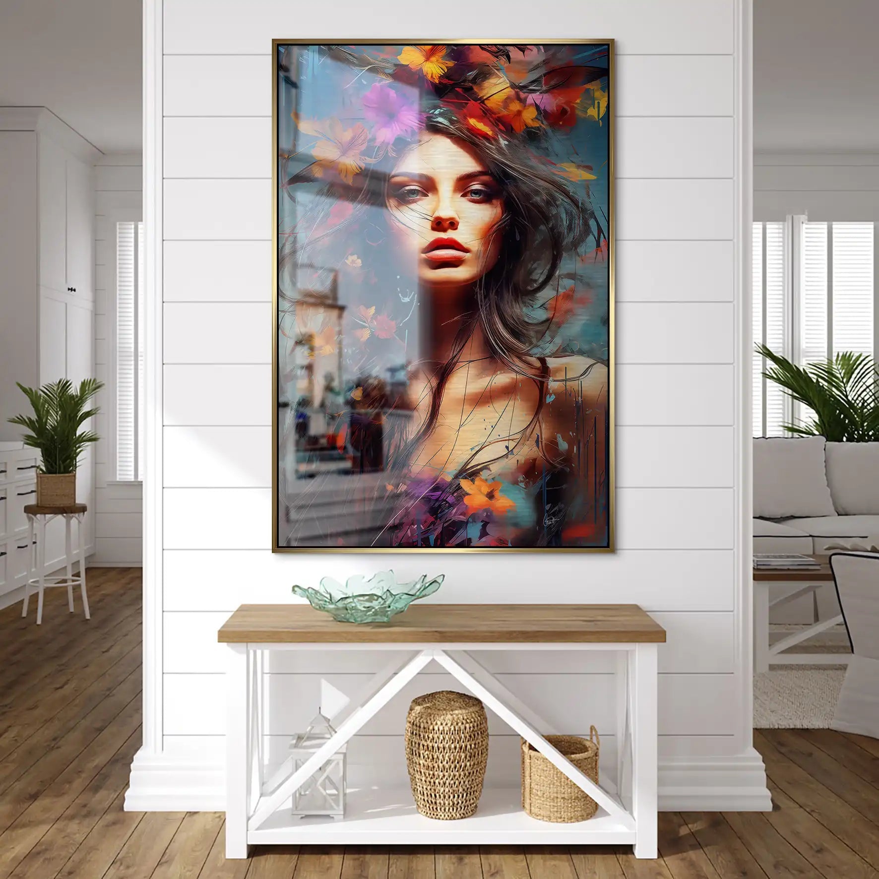 Beauty Art Abstrakt Alu Gebürstet Bild INGALERIE