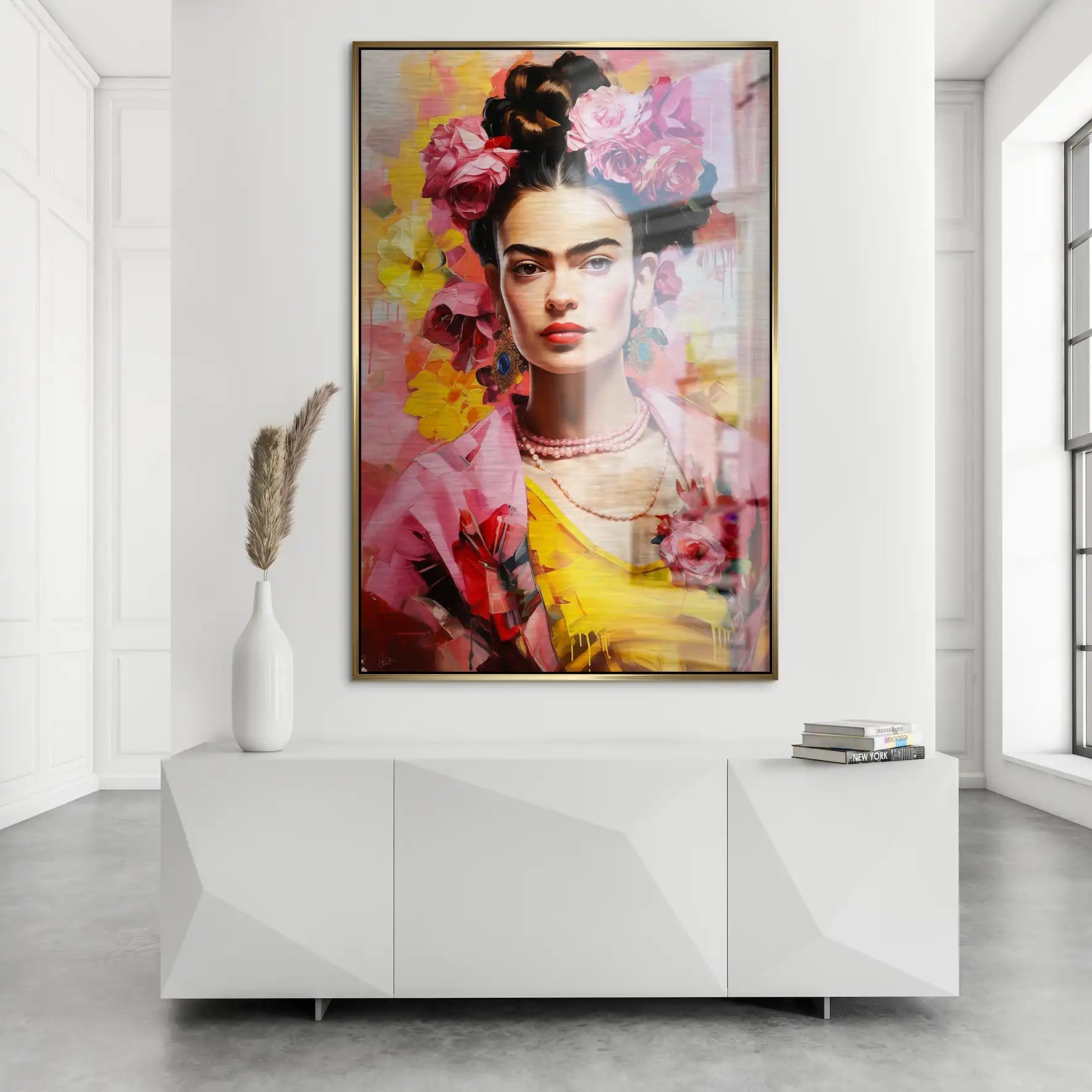 Beauty Frida Alu Gebürstet Bild INGALERIE