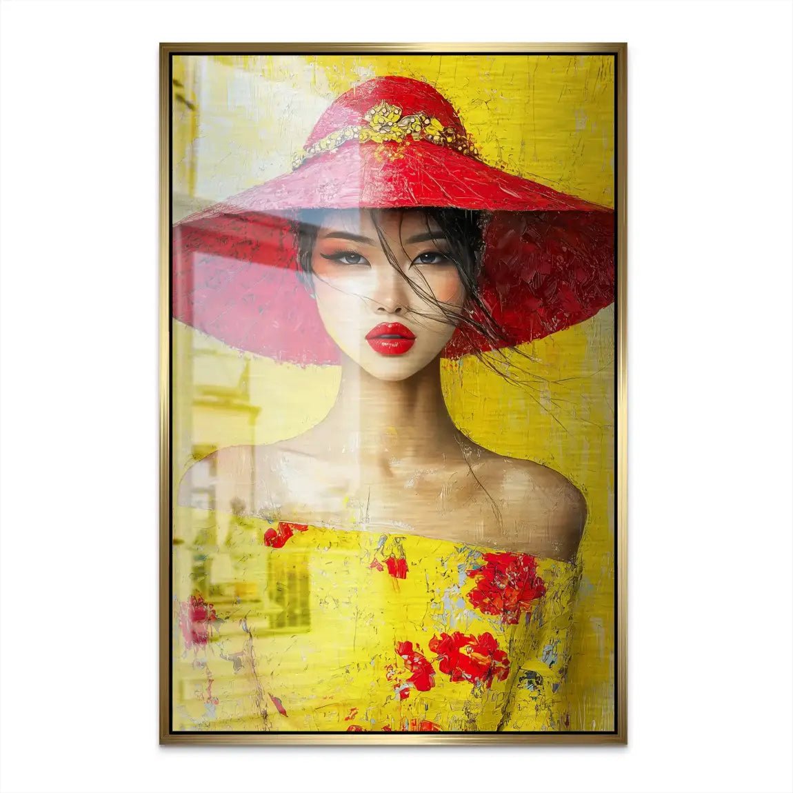 Asia Queen Alu Gebürstet Bild INGALERIE