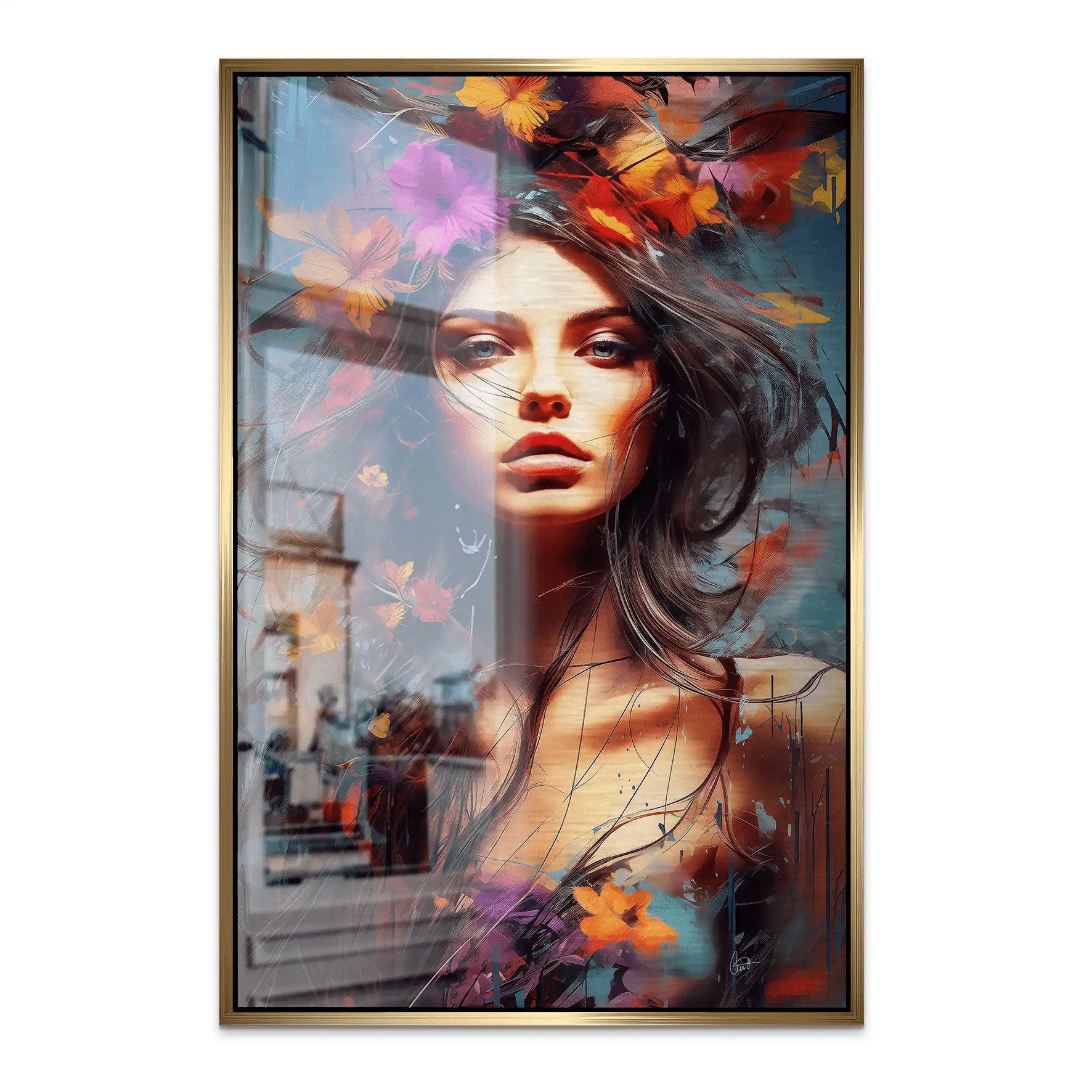 Beauty Art Abstrakt Alu Gebürstet Bild INGALERIE
