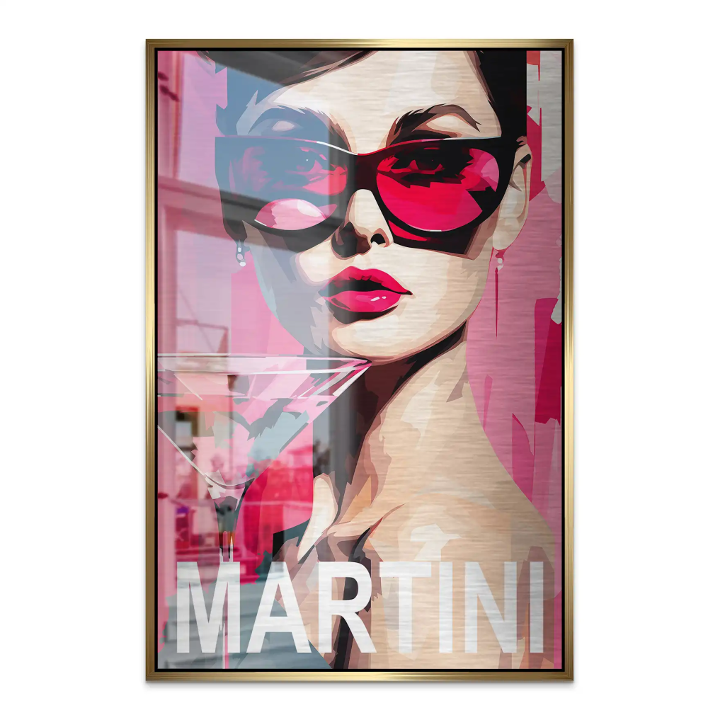 Audrey Martini Alu Gebürstet Bild INGALERIE