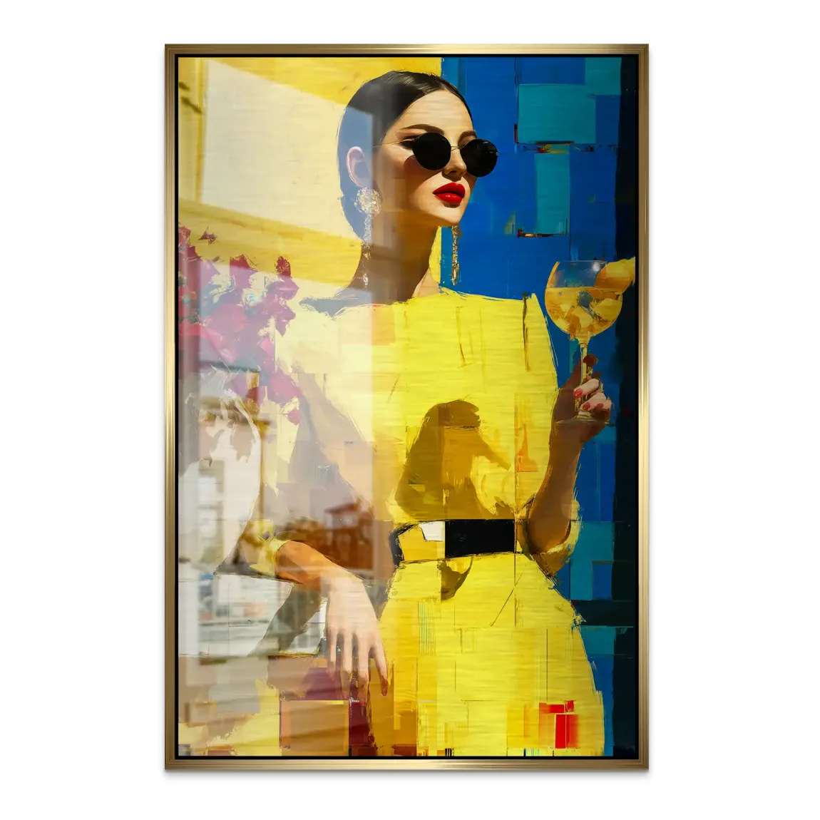Riviera Elegance Alu Dibond Bild gebürstet INGALERIE