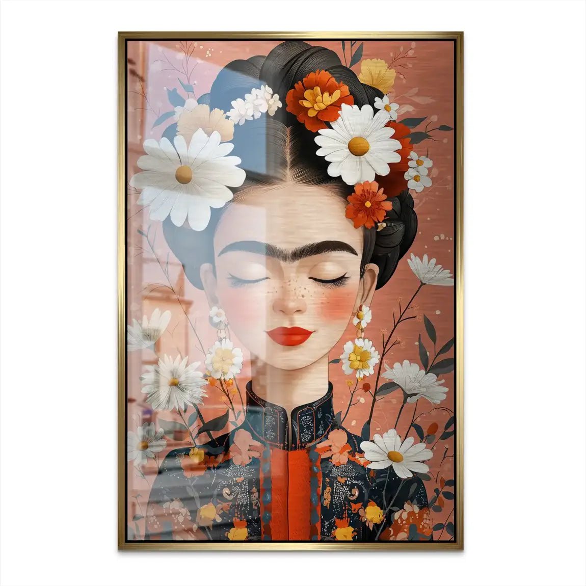 Frida Flower Nr.3 AluDibond Gebürstet INGALERIE