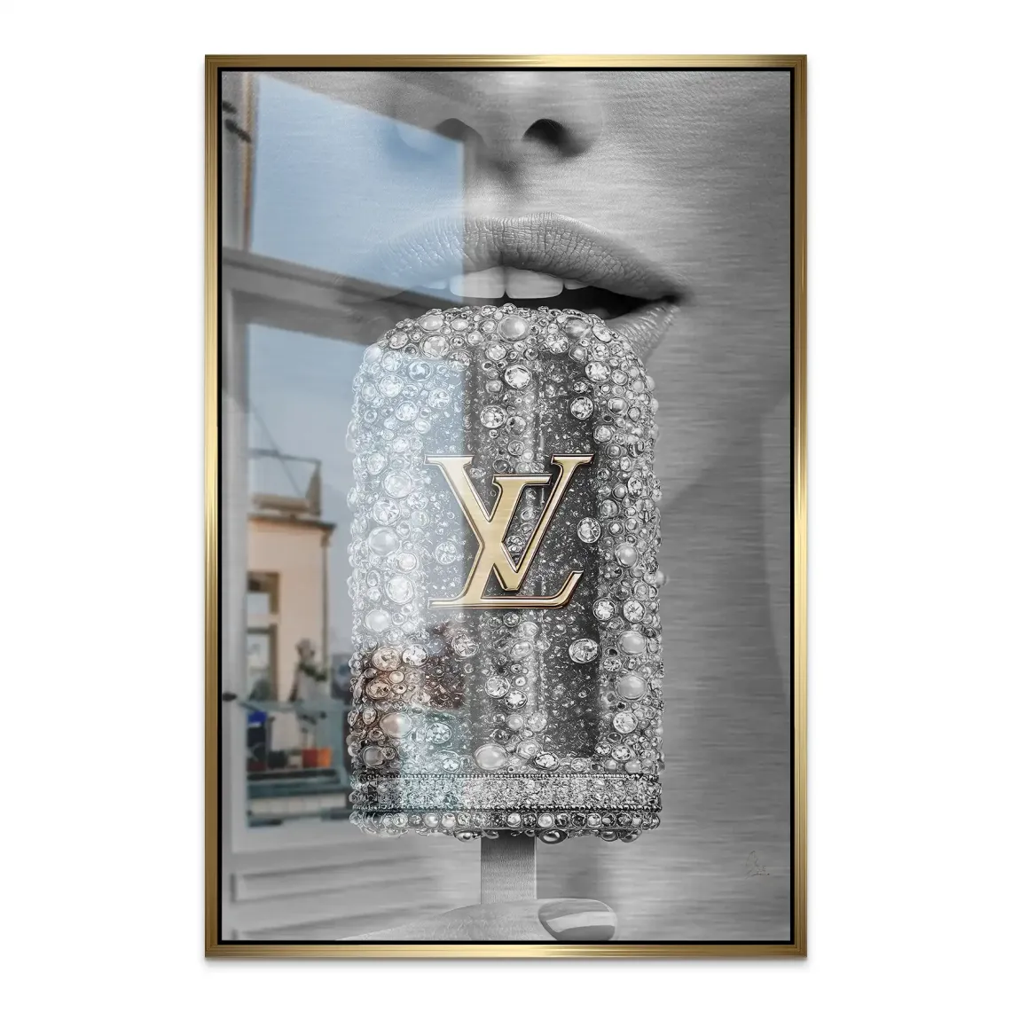 Velvet Desire Alu Dibond Bild gebürstet
