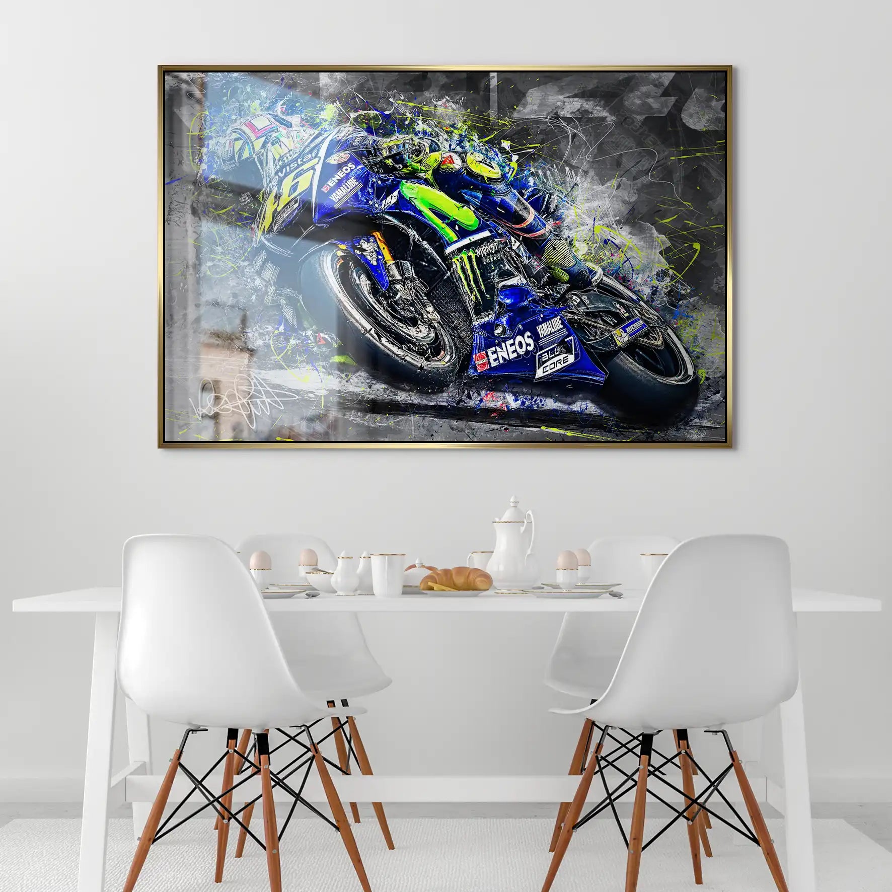 Yamaha Rossi Style AluDibond Gebürstet INGALERIE
