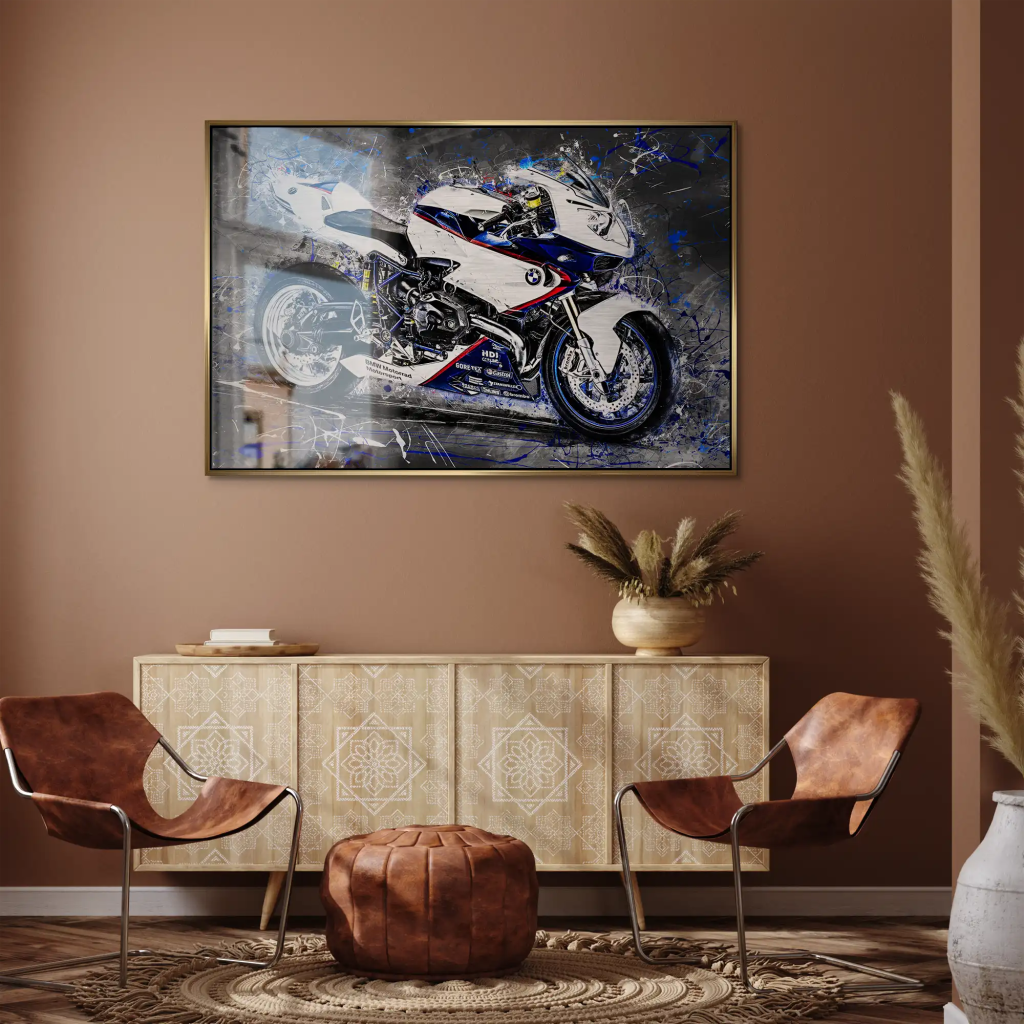 BMW HP2 Abstrakt Style Alu Gebürstet INGALERIE