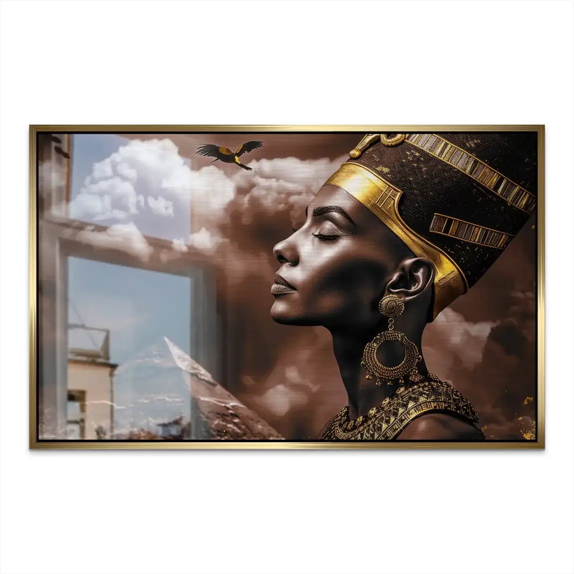 Queen Kleopatra Nr.4 Retro AluDibond Gebürstet INGALERIE