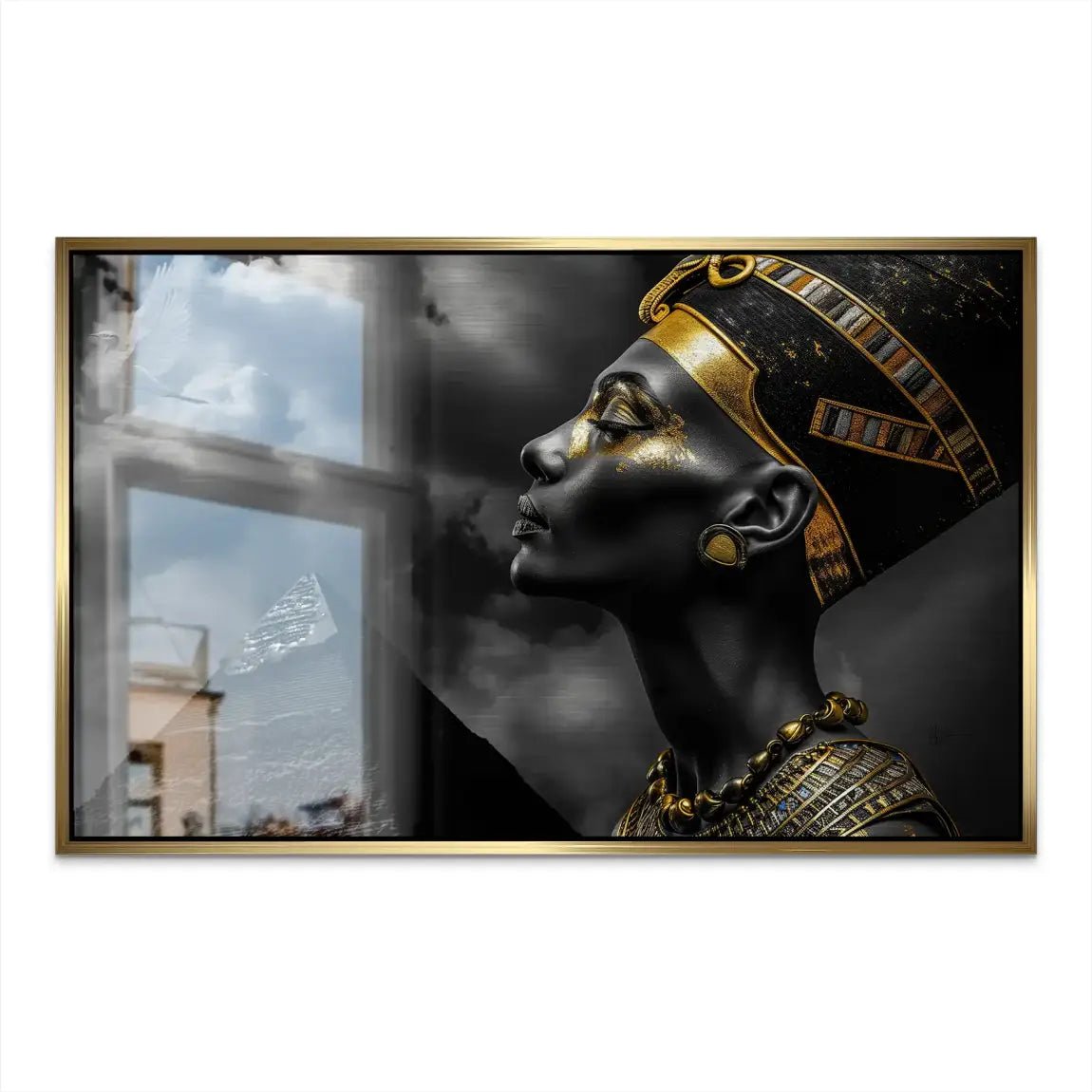 Queen Kleopatra Nr.4 Dark AluDibond Gebürstet INGALERIE
