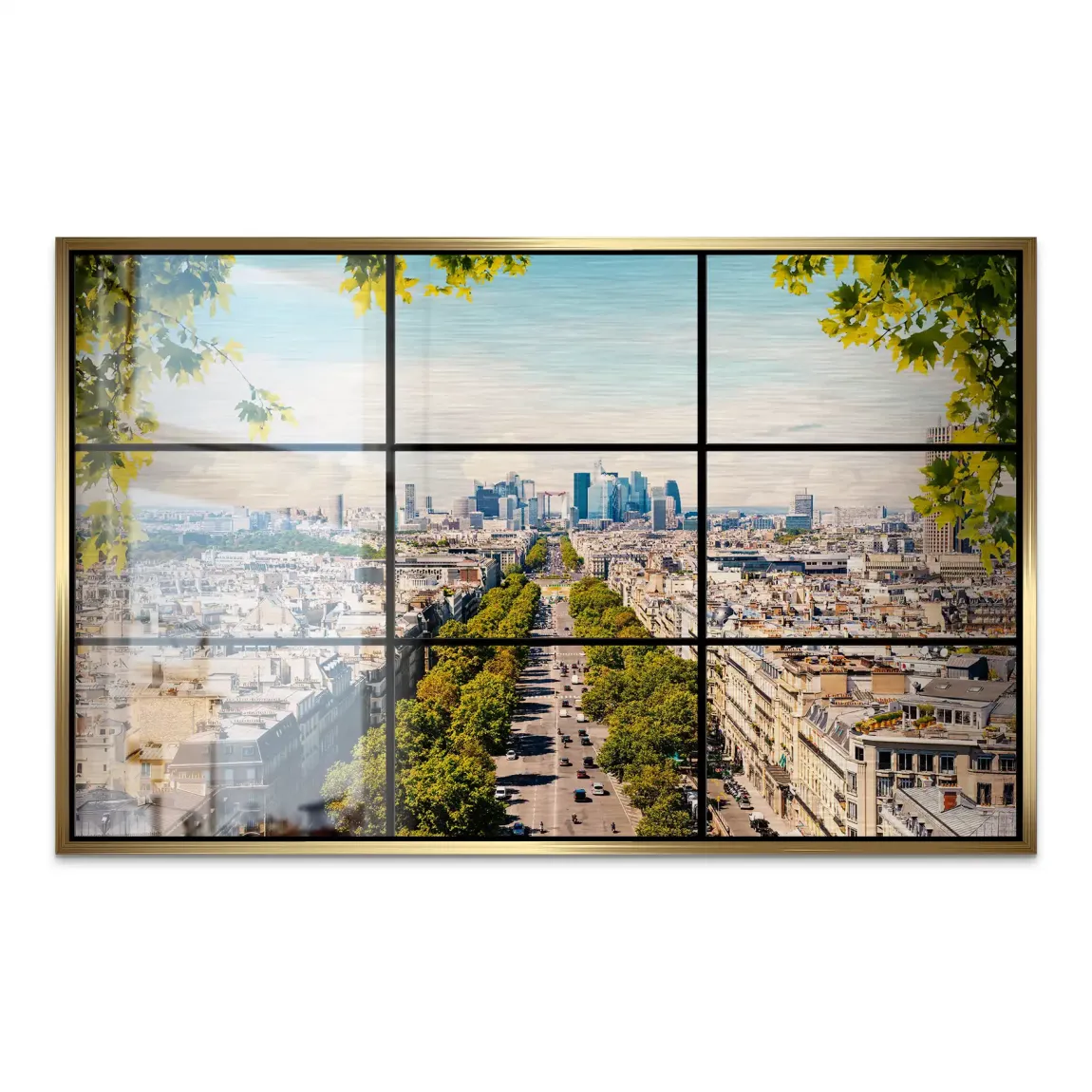 Paris Avenue AluDibond Gebürstet