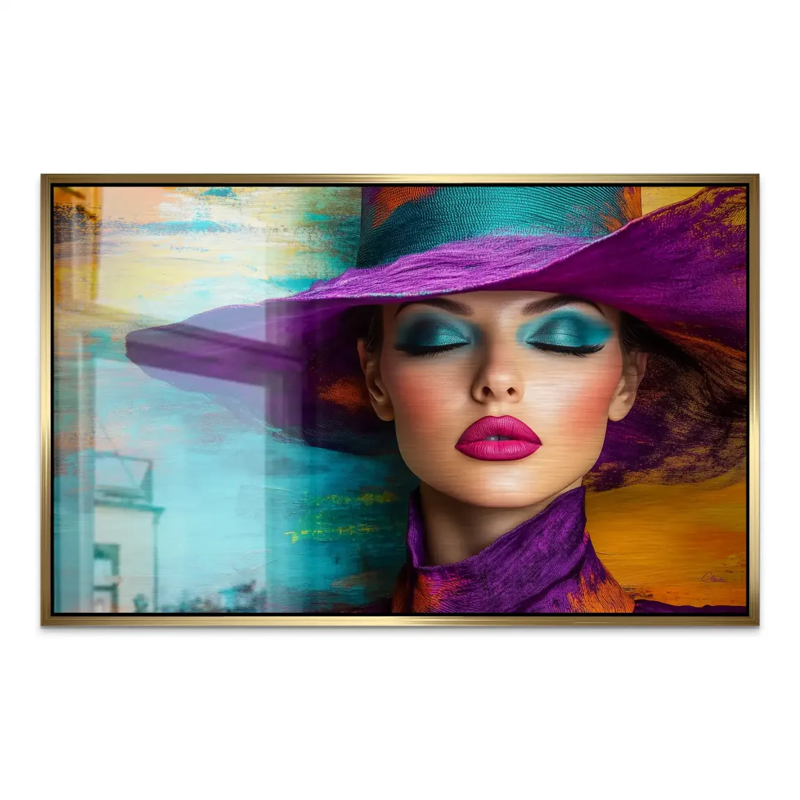 Femme Elegance AluDibond Gebürstet INGALERIE