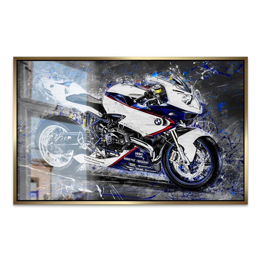 BMW HP2 Abstrakt Style Alu Gebürstet INGALERIE