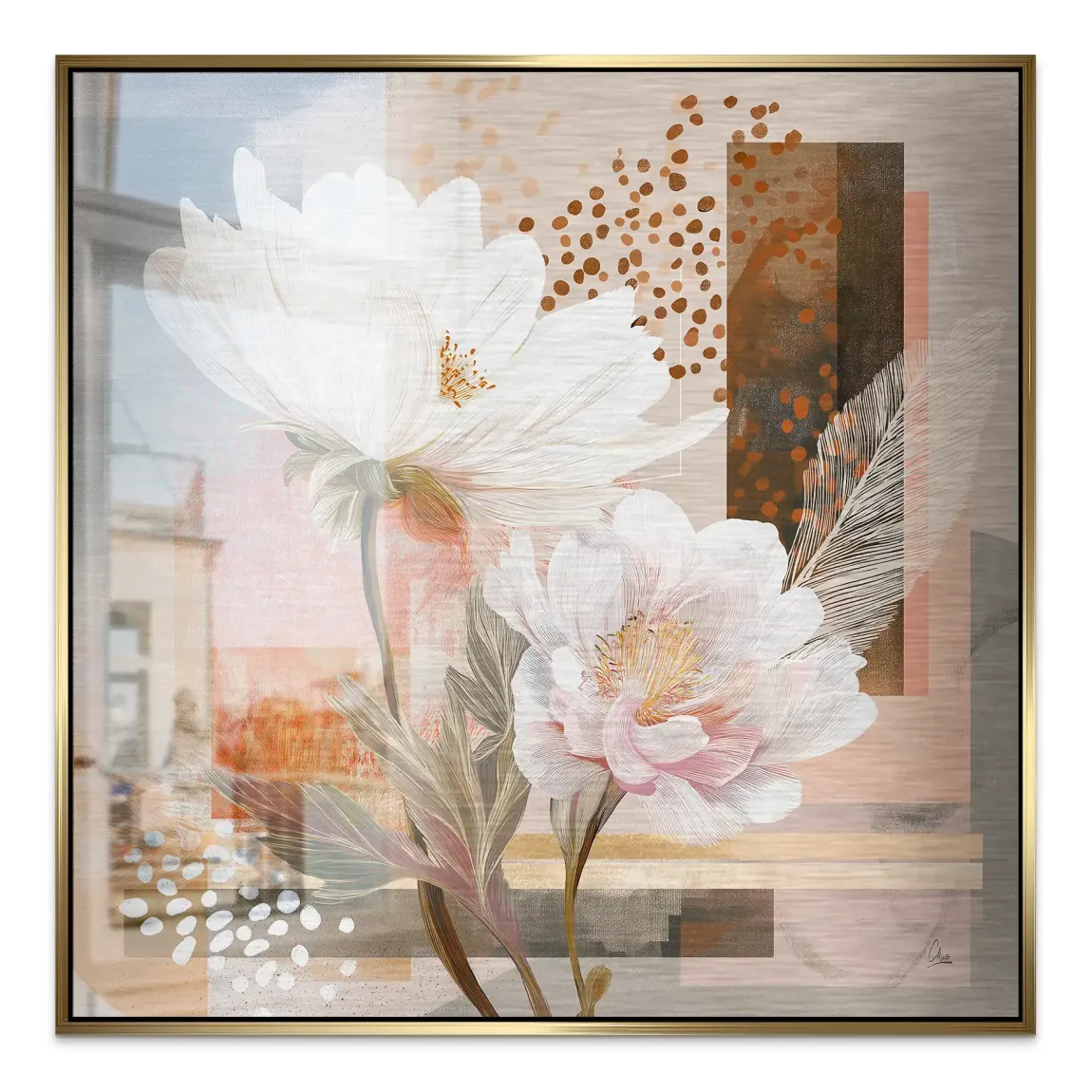 Soft Bloom Alu Gebürstet Bild