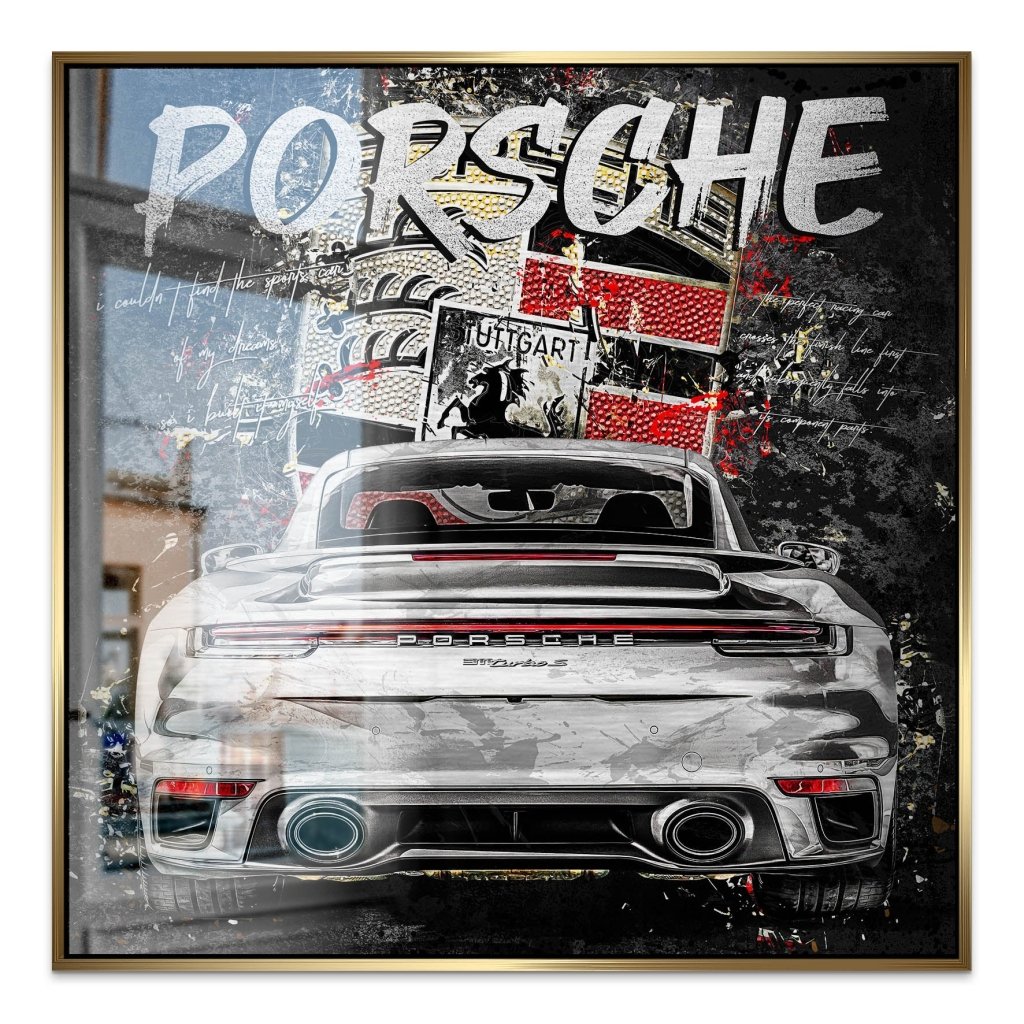 Shadowline Porsche Turbo Alu gebürstet Bild INGALERIE