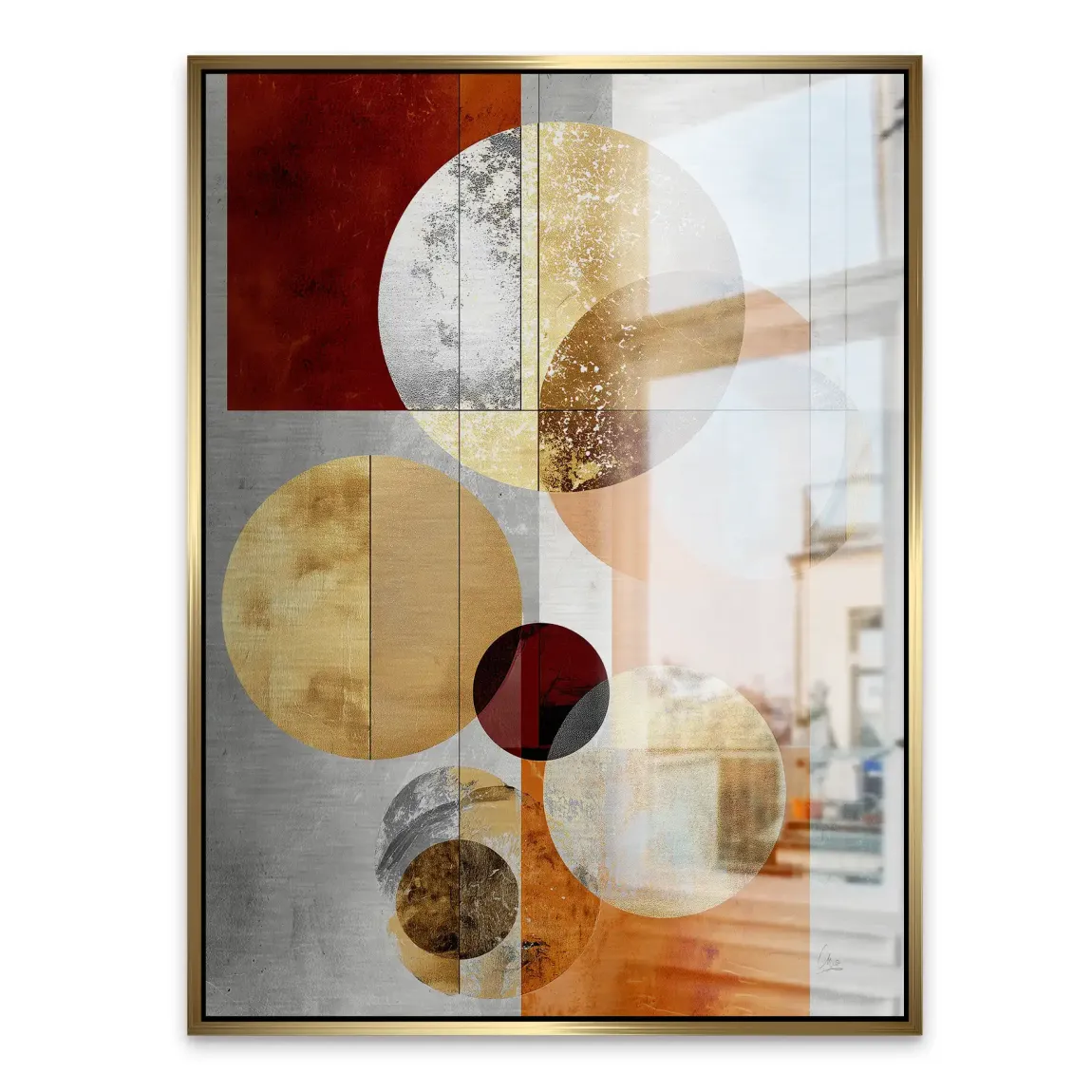 Golden Orbit Alu Gebürstet Bild