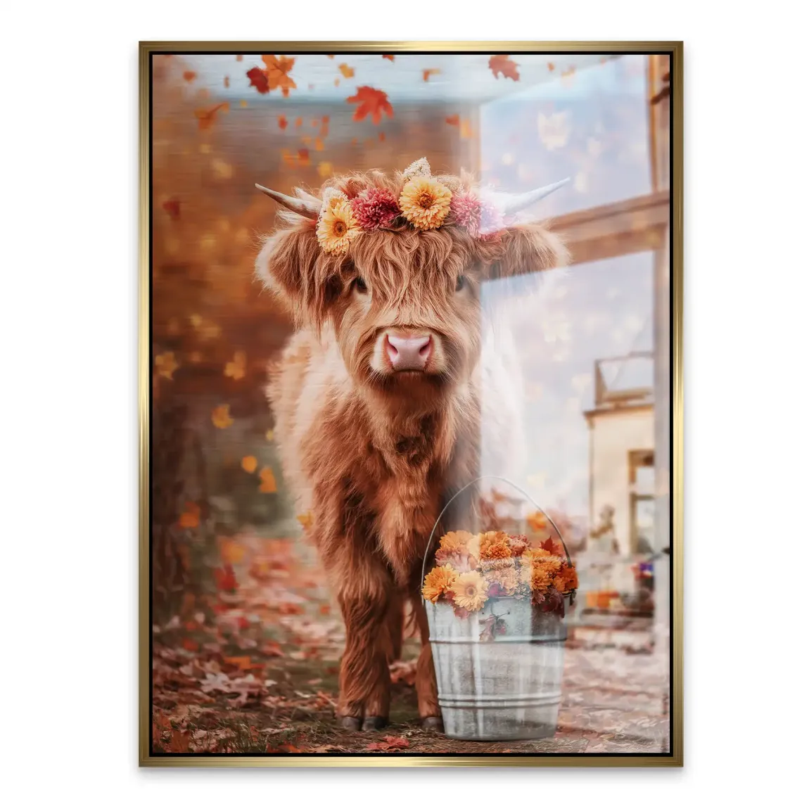 Herbstliebe Highland Alu Gebürstet Bild