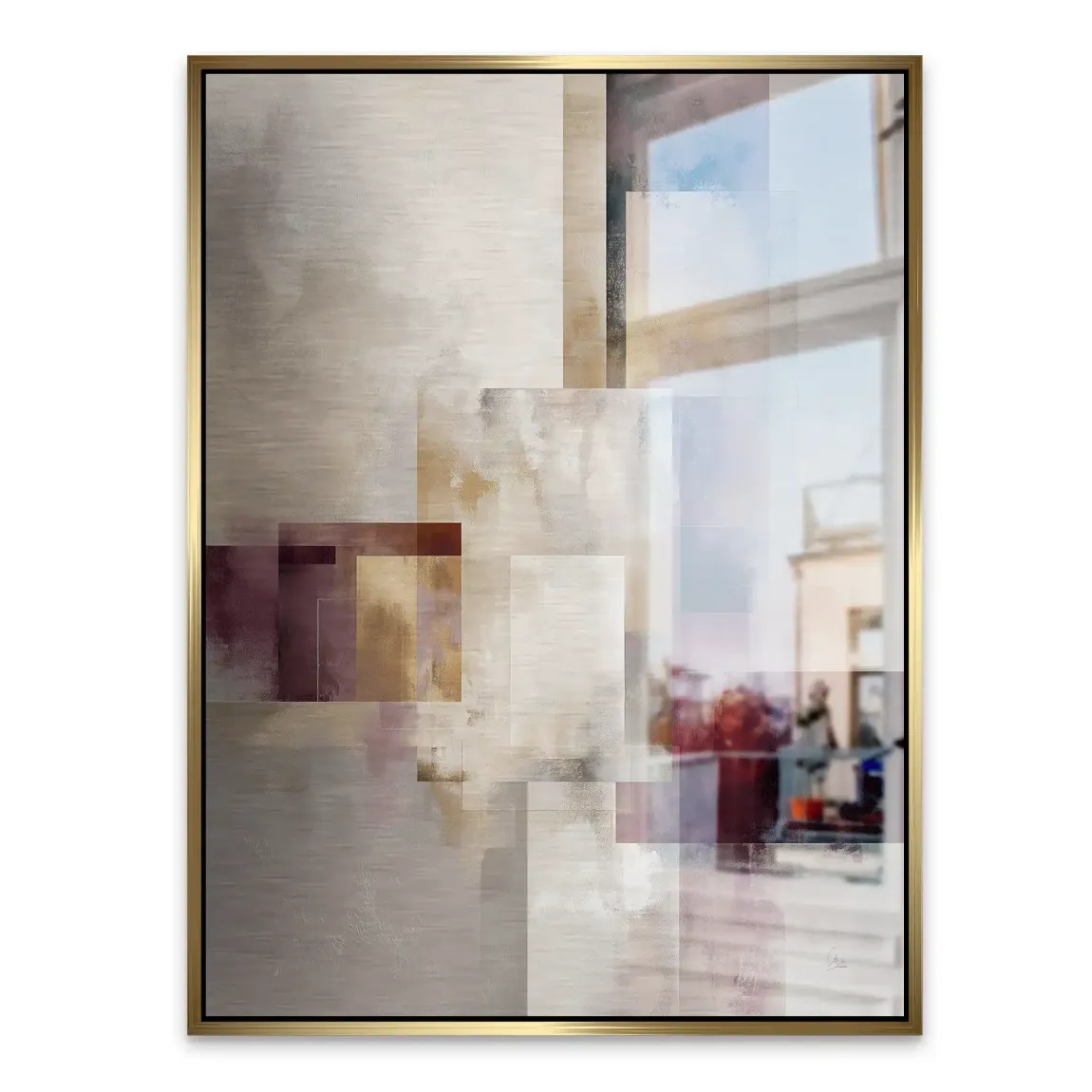 Mystic Geometry Alu Gebürstet Bild