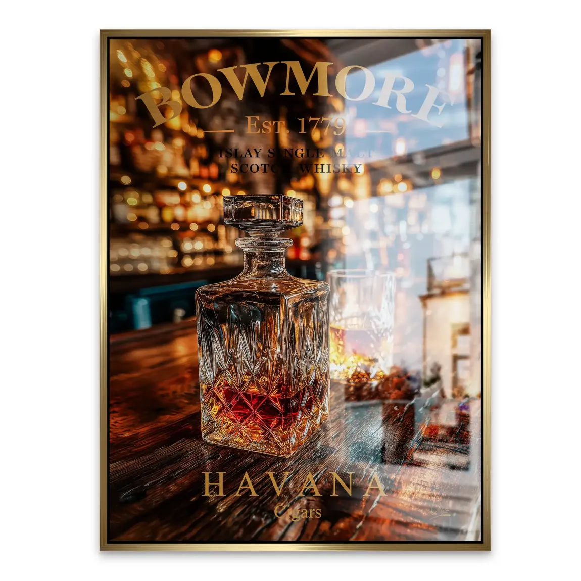 Whisky Lounge Havana Alu Gebürstet  Bild