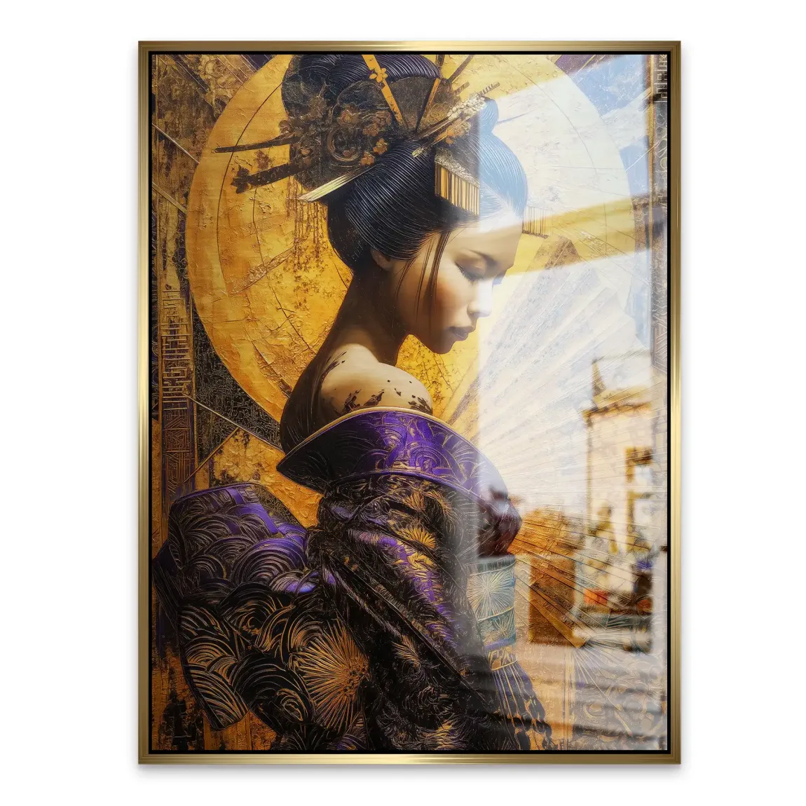 Silk Dynasty Beauty Aludibond Gebürstet INGALERIE